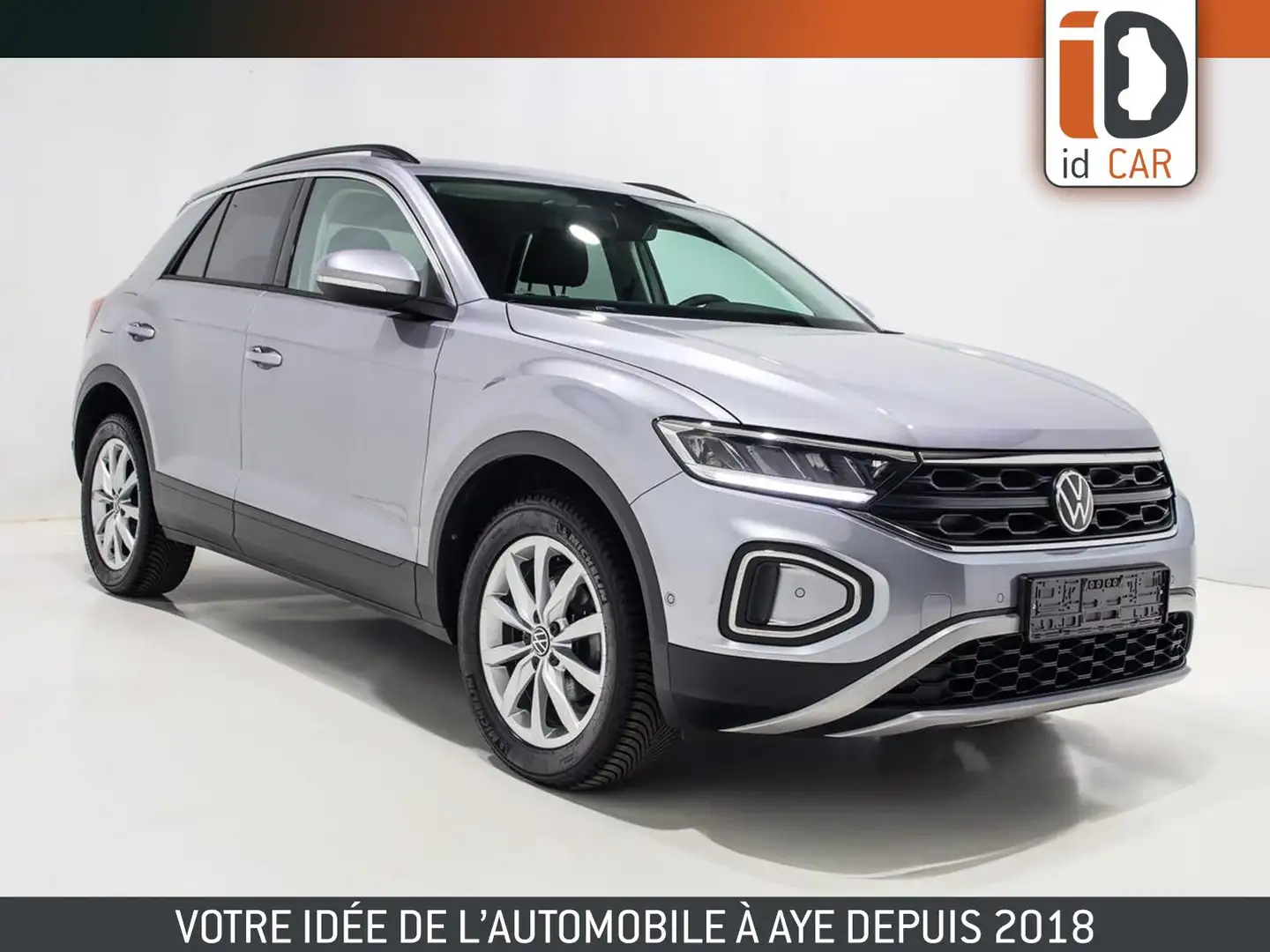 Volkswagen T-Roc 1.0 TSI 110 LIFE LED GPS ACC ATTELAGE CAMERA Argent - 1