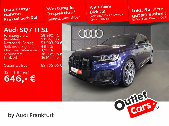 Audi SQ7 tiptronic Laser Luft AHK B&O