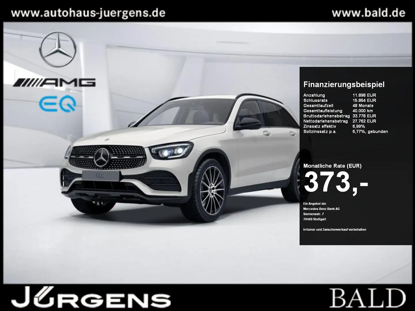 Mercedes-Benz GLC 300 d 4M AMG-Sport/MLB/360/AHK/Night/Distr Wit - 1