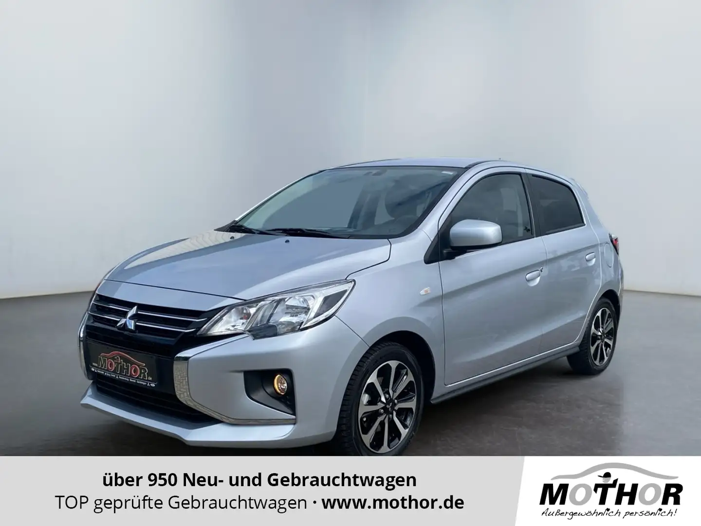 Mitsubishi Space Star Select+ 1,2 l CVT AS&G TEMP SHZ KAM Stříbrná - 1