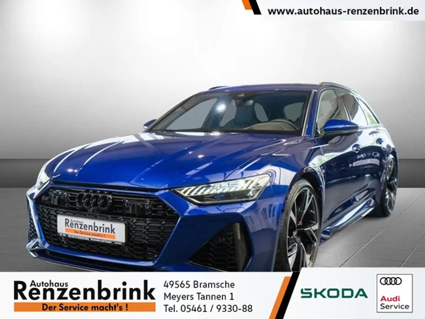 Audi RS6 RS 6 Avant 4.0 TFSI quattro KERAMIK+max 305 km/... Blau - 1