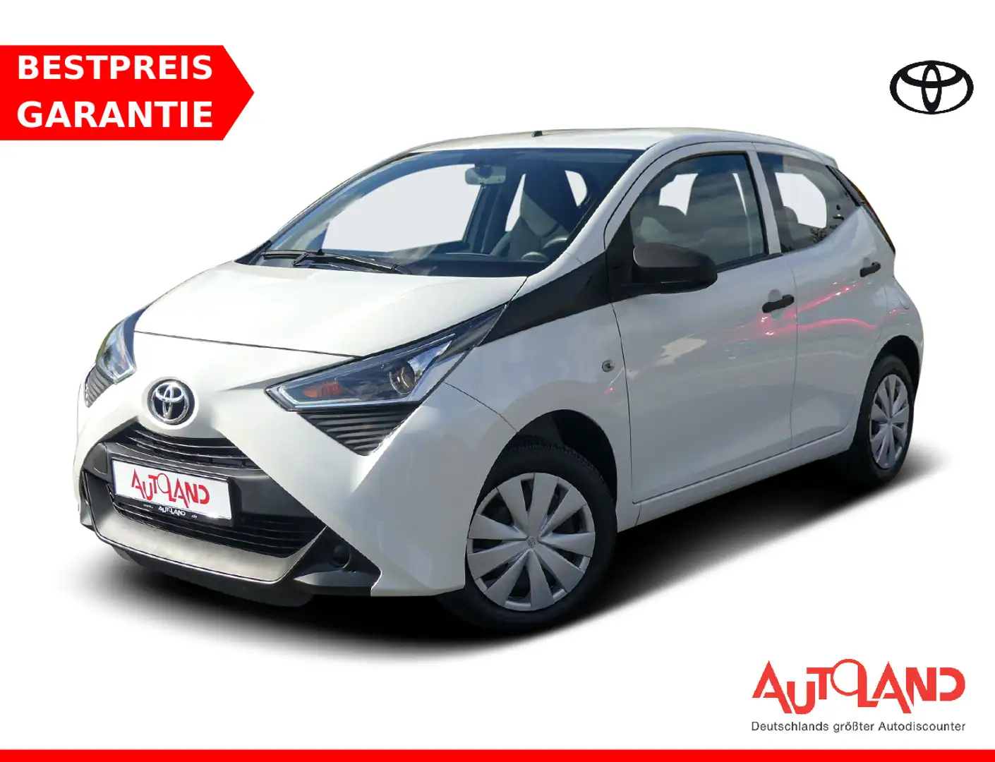 Toyota Aygo AYGO 1.0 x-business Sitzheizung Klima Bluetooth Weiß - 1