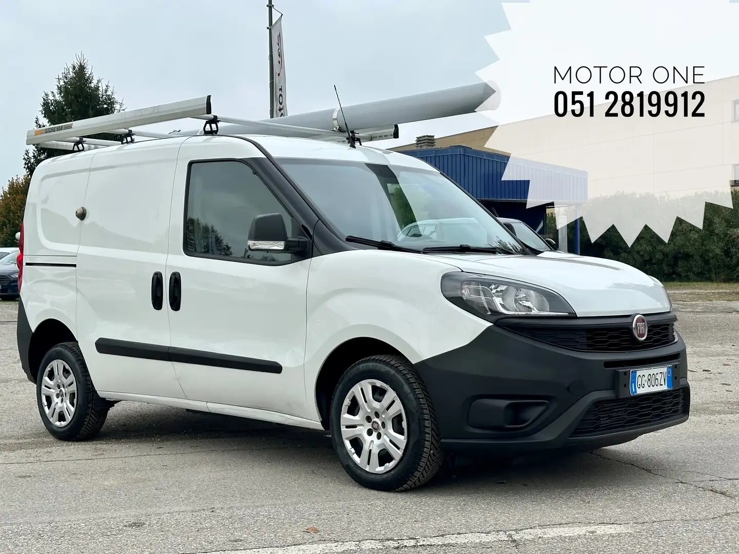 Fiat Doblo FURGONE 1.3 MJET 95CV E6D Bianco - 1