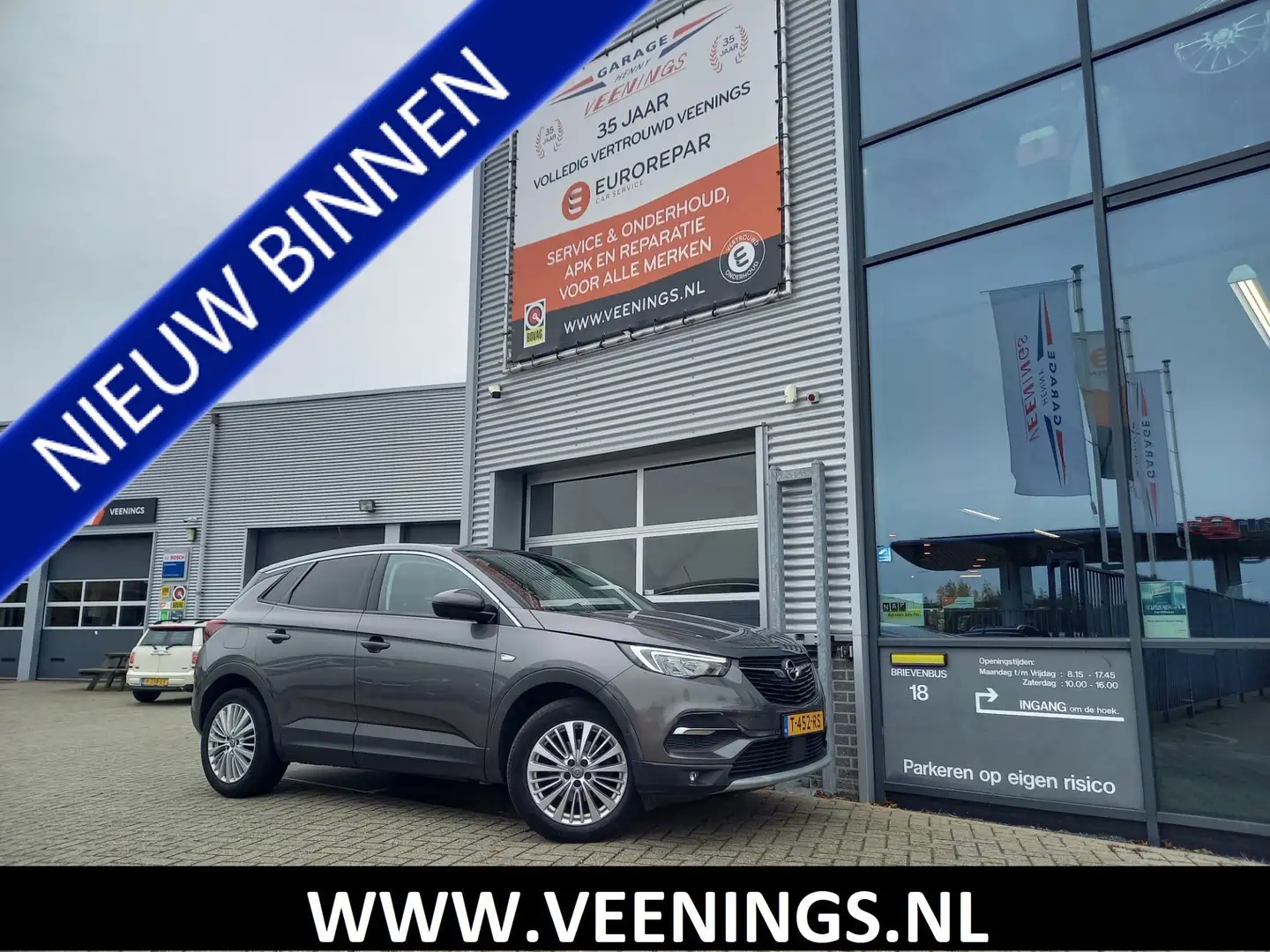 Opel Grandland X 1.2 Turbo Innovation - CAMERA - TREKHAAK - CARPLAY Gris - 1