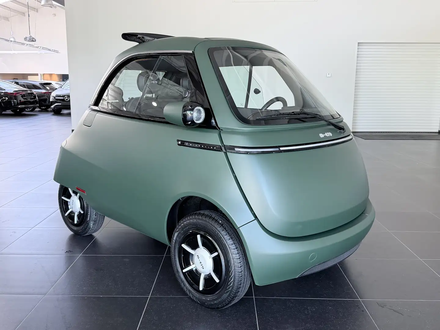 Micro Microlino 11kWh / 177km range - 90km/h - B rijbewijs - Nieuw Grün - 2