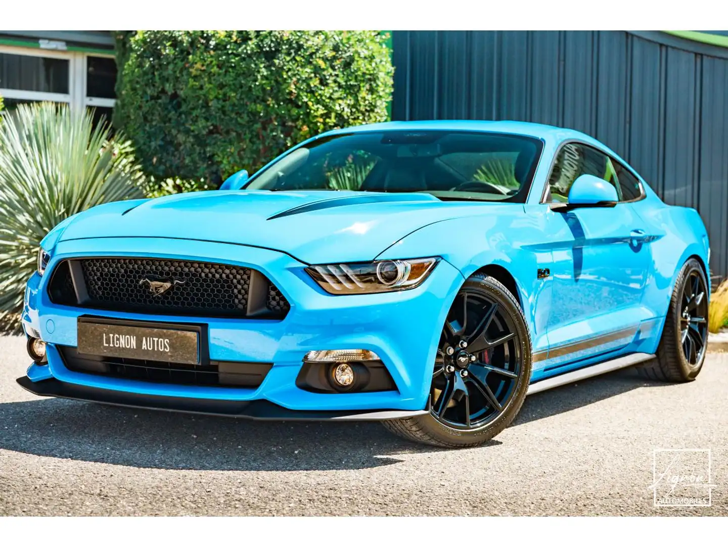 Ford Mustang Fastback 5.0 V8 Ti-VCT - 421 - BVA  FASTBACK 2015  Bleu - 1