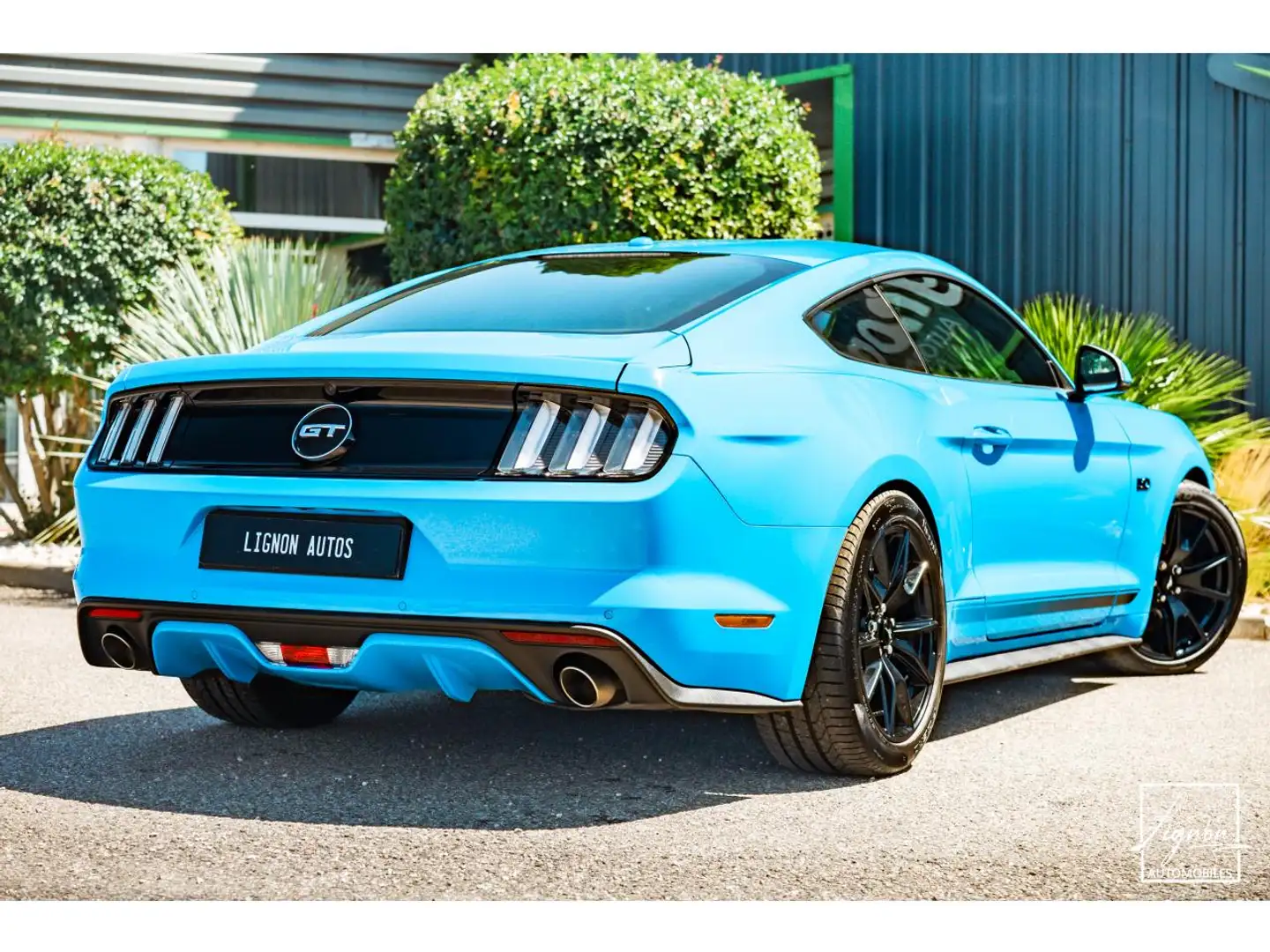 Ford Mustang Fastback 5.0 V8 Ti-VCT - 421 - BVA  FASTBACK 2015  Bleu - 2