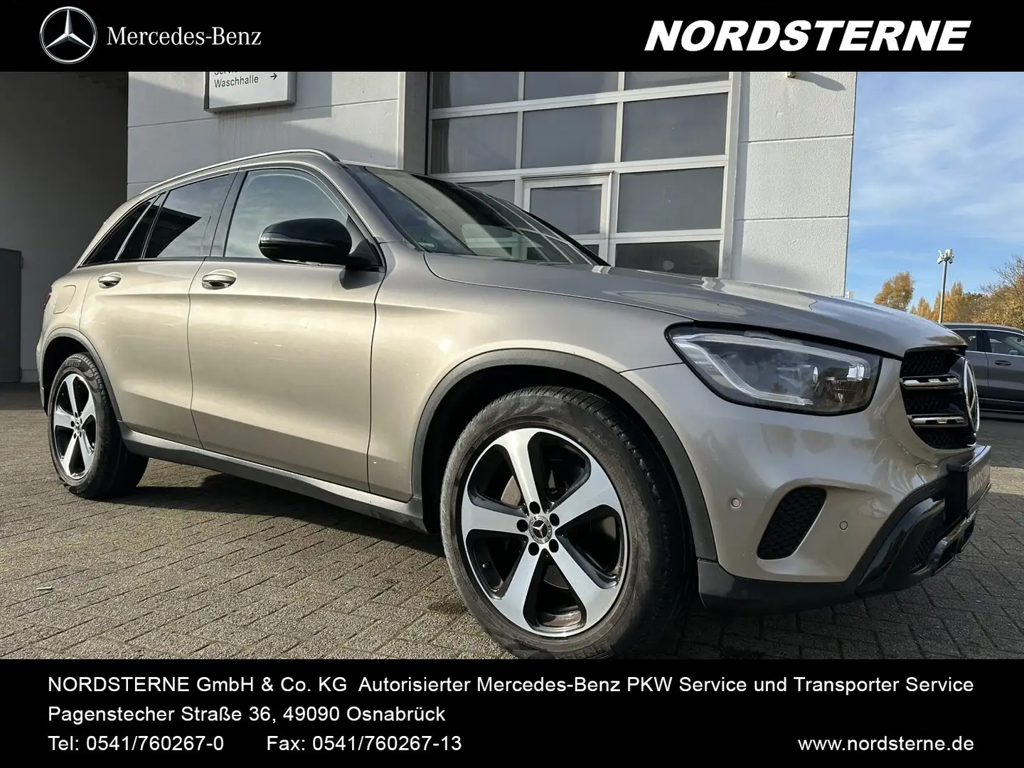 Mercedes-Benz GLC 220 GLC 220 d 4M Night 360 Grad Distronic AHK Multi. Argento - 1