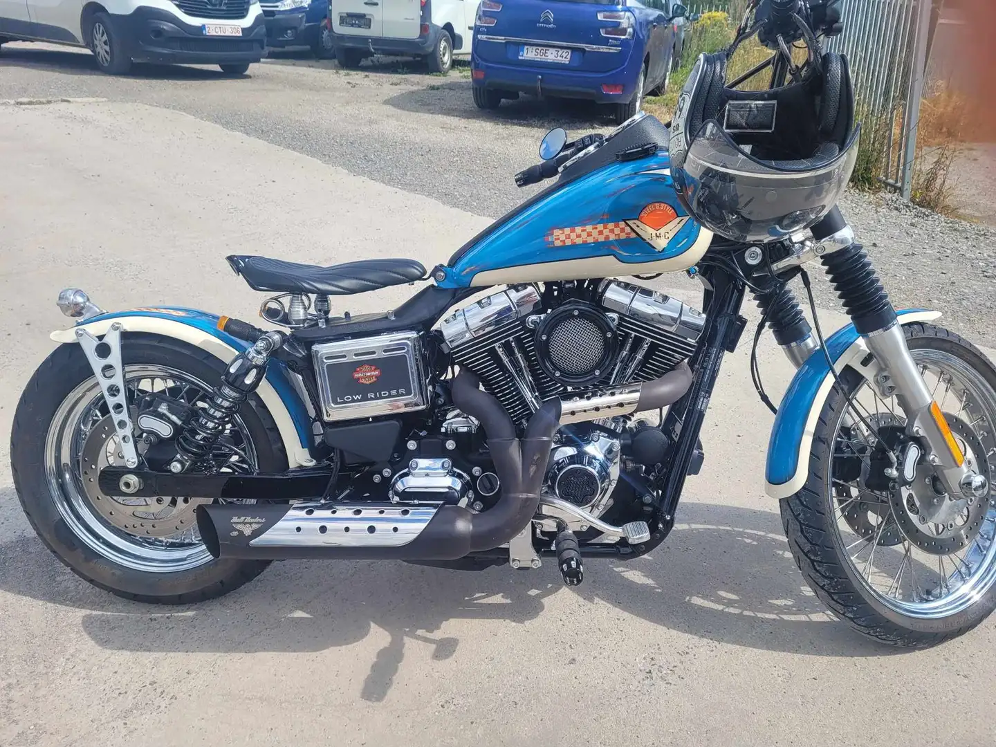 Harley-Davidson Low Rider Dyna Modrá - 1