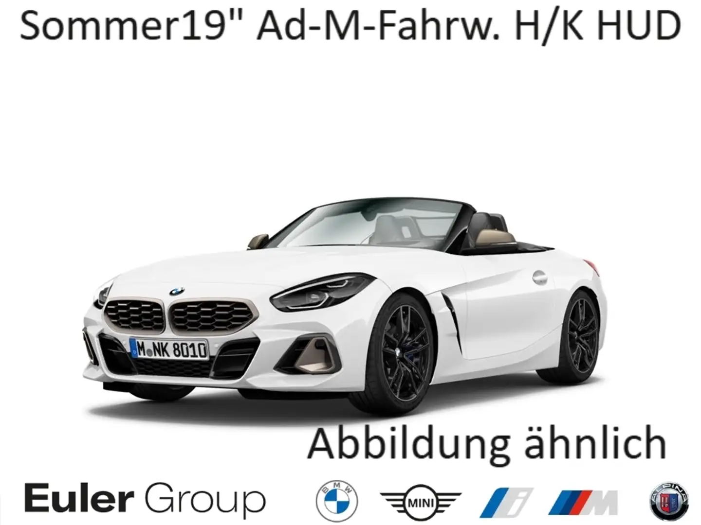 BMW Z4 Sommer19'' Ad-M-Fahrw. H/K HUD AdLED ParkAss DA Me Weiß - 1