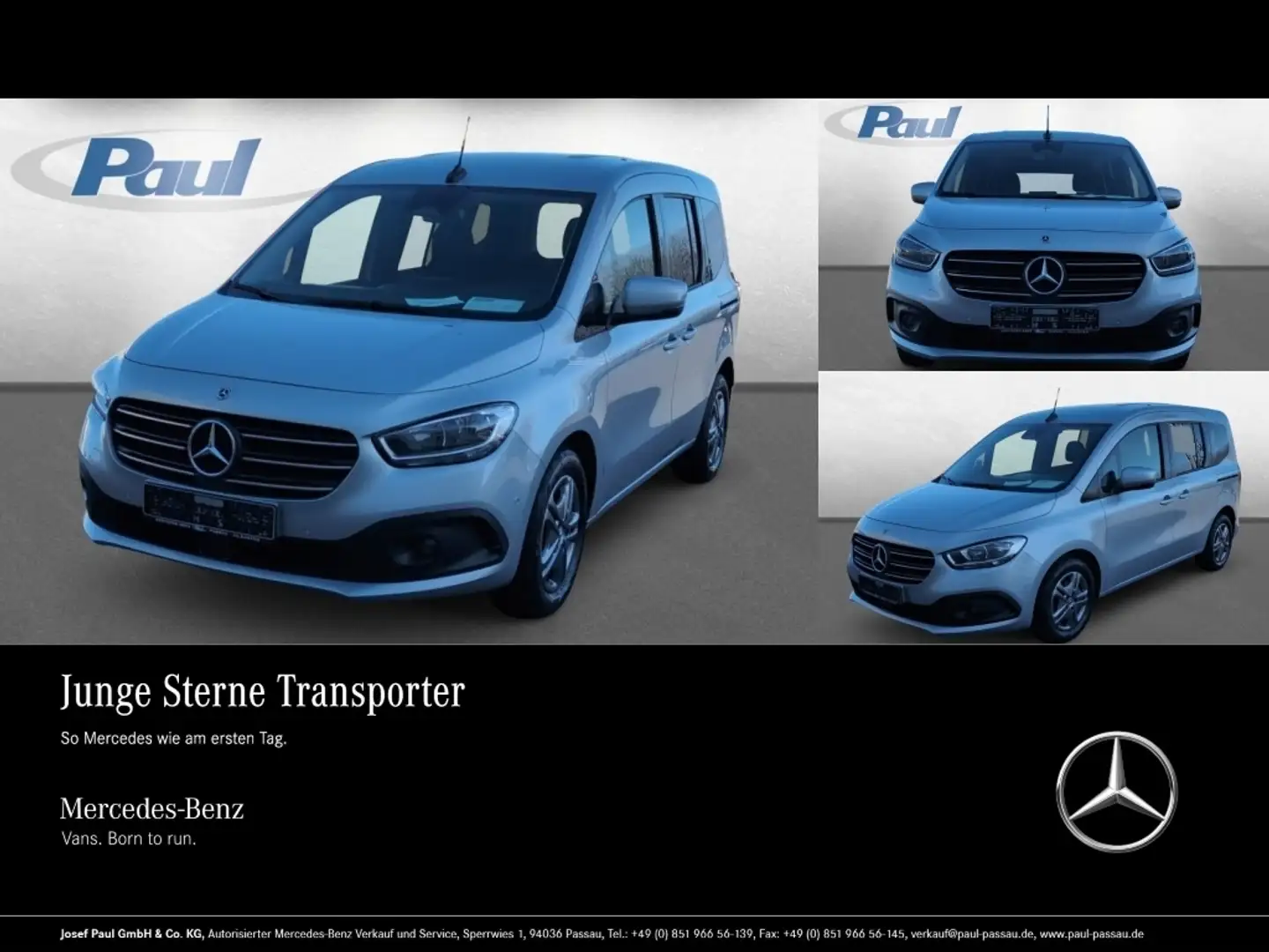 Mercedes-Benz T-Class T 160 STYLE  MBUX+Klima+Kamera+Tempomat+Navi+SHZ Argent - 1
