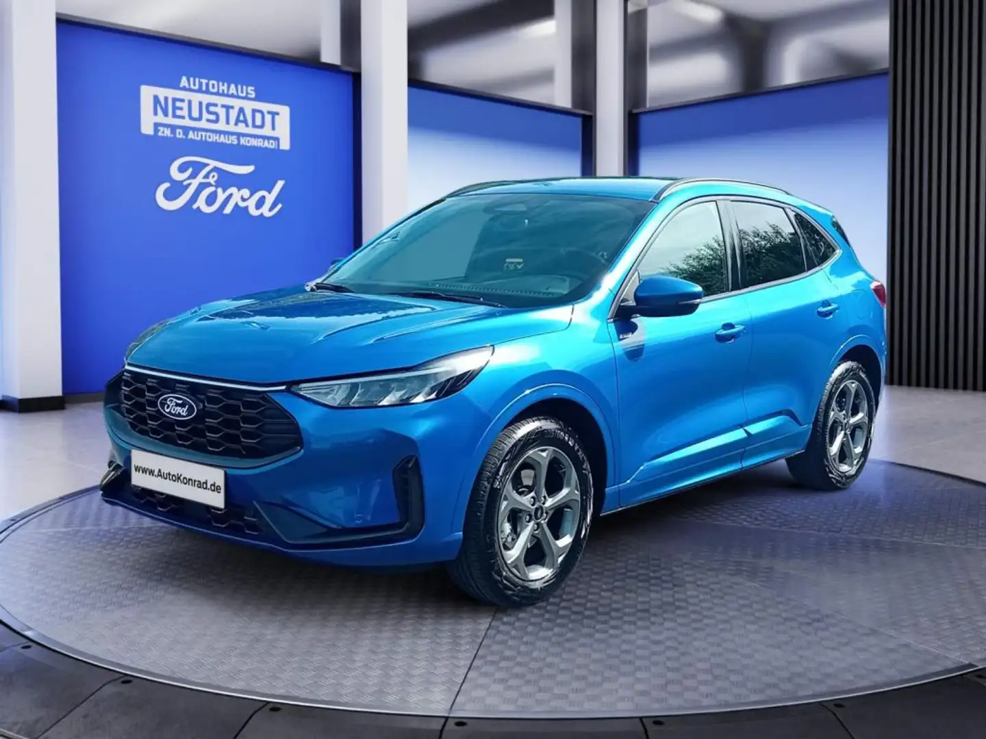 Ford Kuga 1.5 EcoBoost ST-LINE *WinterPk*Ford Protect* Blauw - 1
