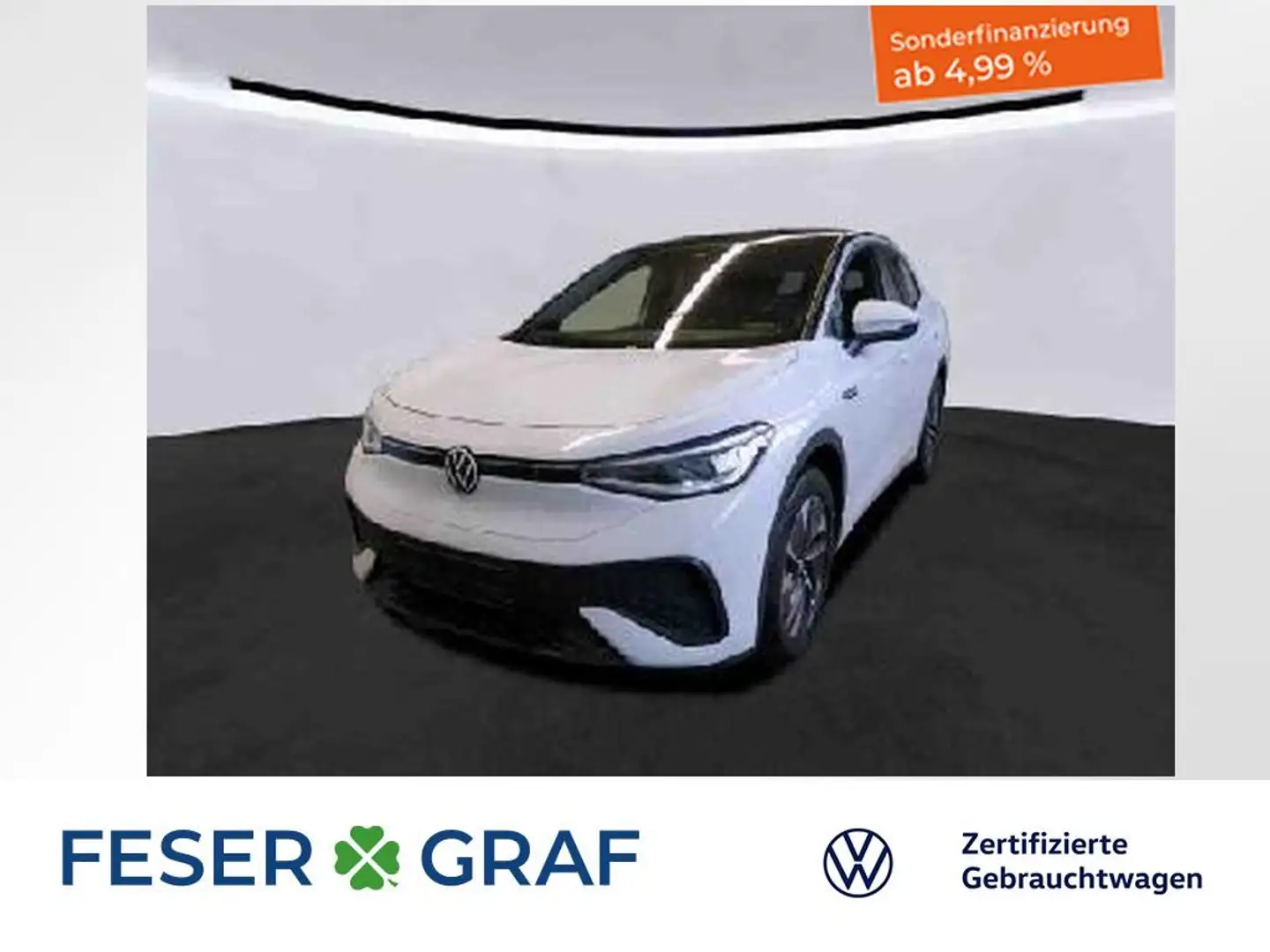 Volkswagen ID.5 Pro Performance 1-GANG AUTOMATIK NAVI LED SHZ Blanc - 1