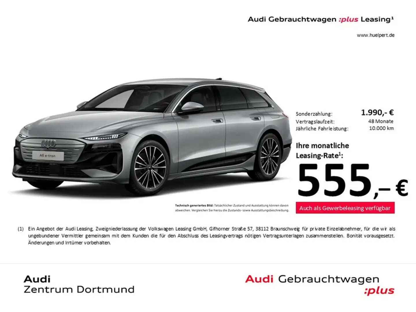 Audi A6 e-tron Avant performance advanced AHK ACC 20Z Grau - 1