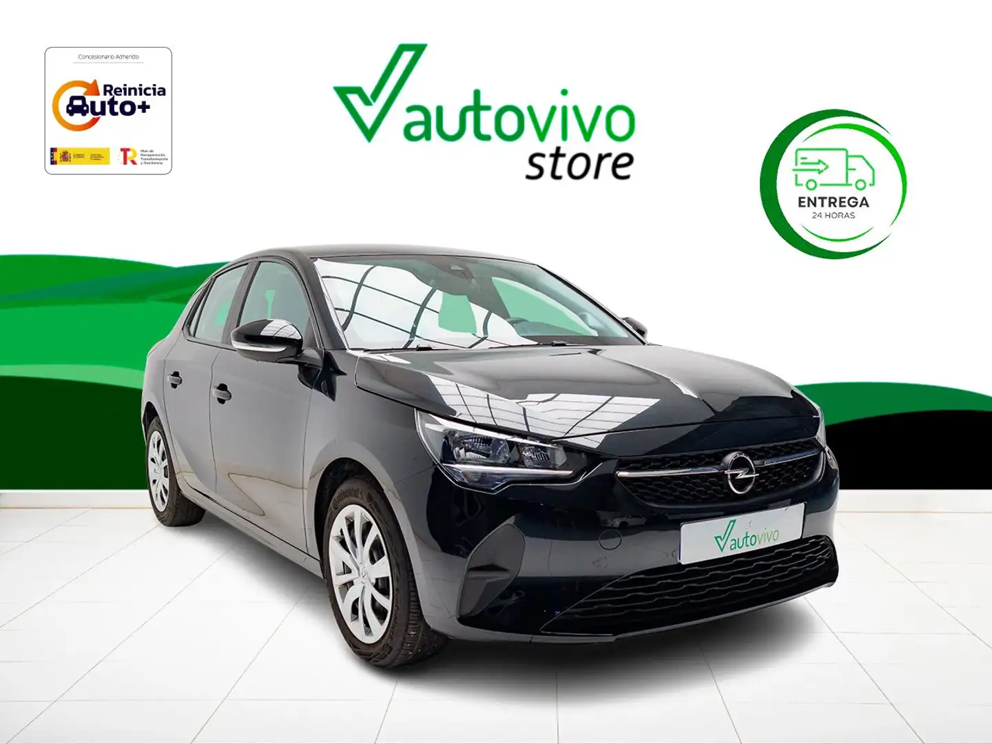 Opel Corsa 1.2 XEL S/S Edition 75 Negro - 1