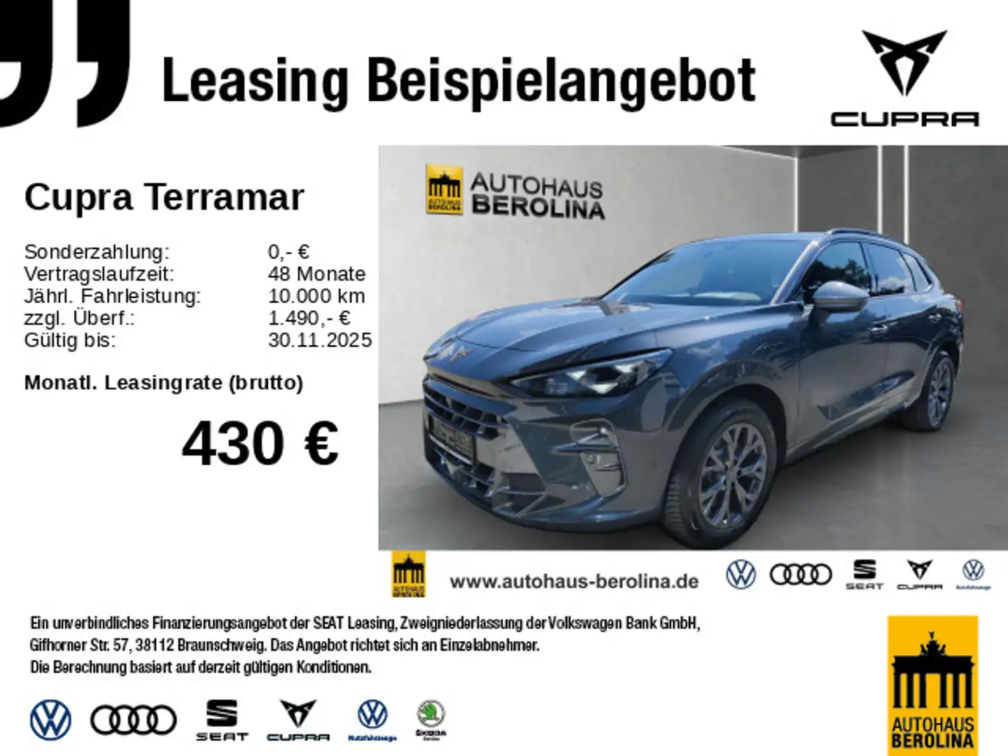 CUPRA Terramar 1.5 e-Hybrid VZ DSG *SENNHEISER*HuD* Grigio - 1