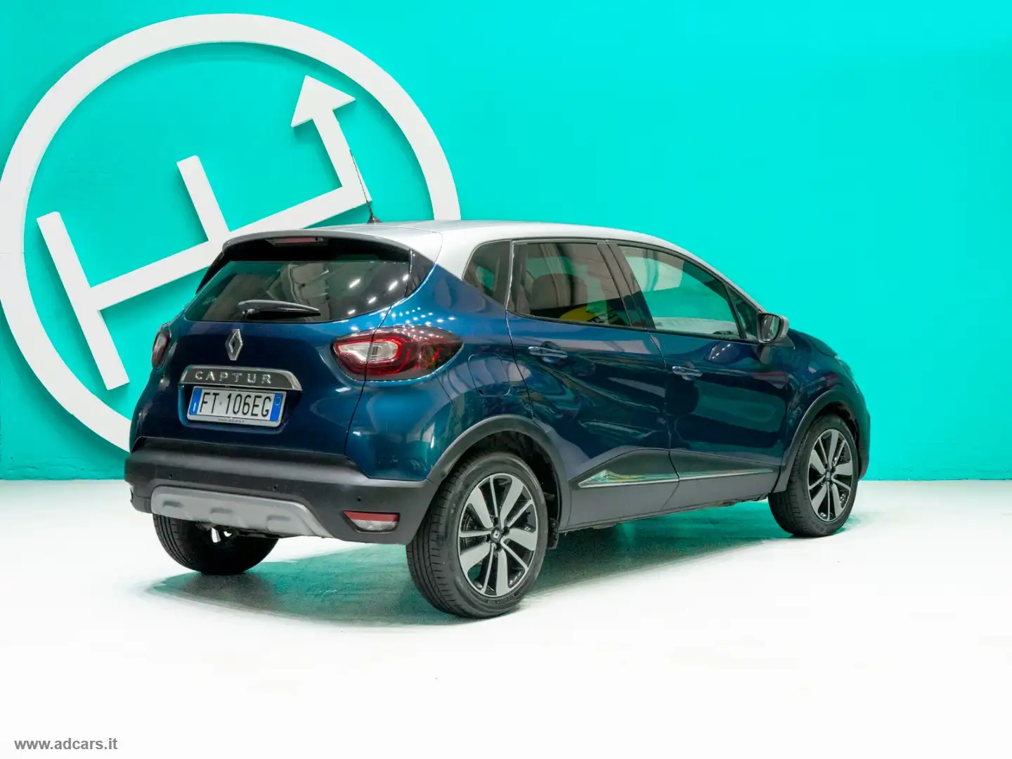Renault Captur dCi 8V 90 CV EDC S&S Sport Ed.2 Modrá - 2