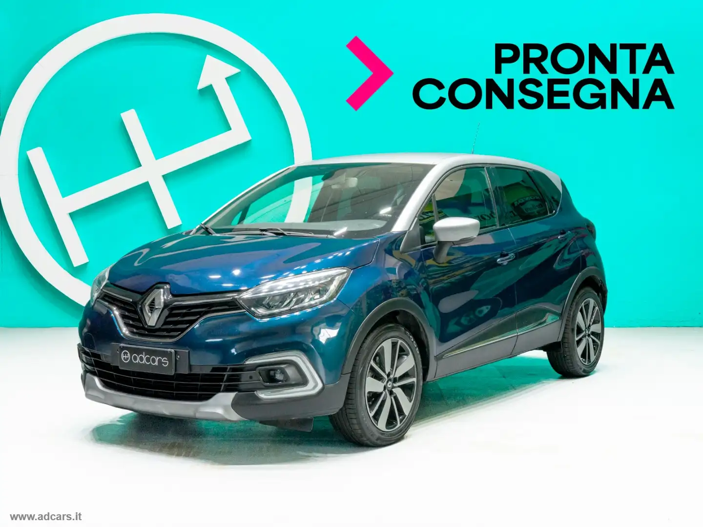 Renault Captur dCi 8V 90 CV EDC S&S Sport Ed.2 Modrá - 1