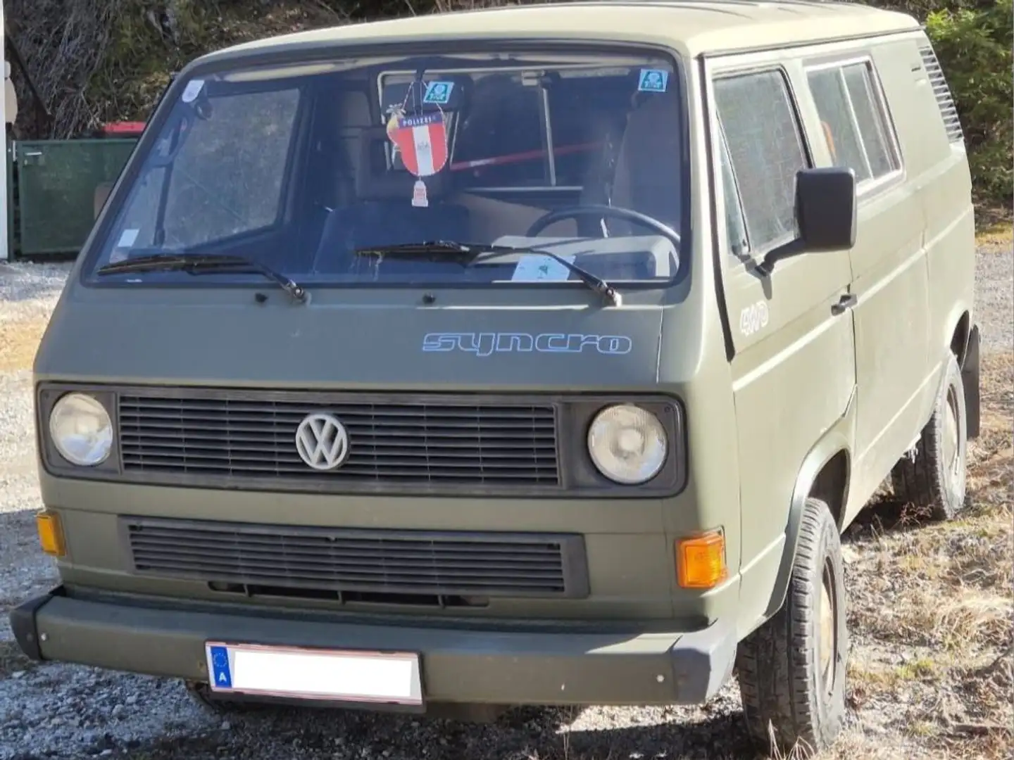 Volkswagen T3 synchro Kasten Funkwagen ÖBH Verde - 1