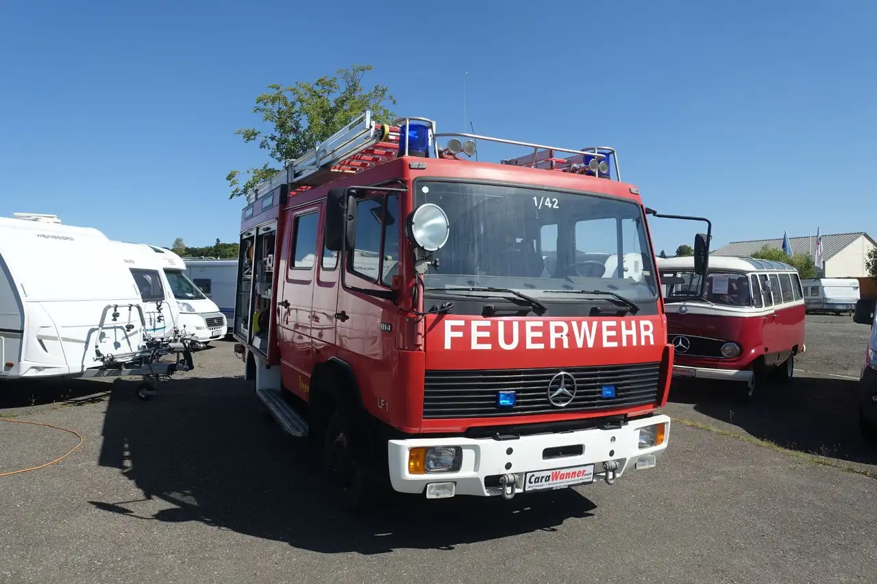 Mercedes-Benz 814 F Feuerwehr , LF8,Aufbau Ziegler, foto 2