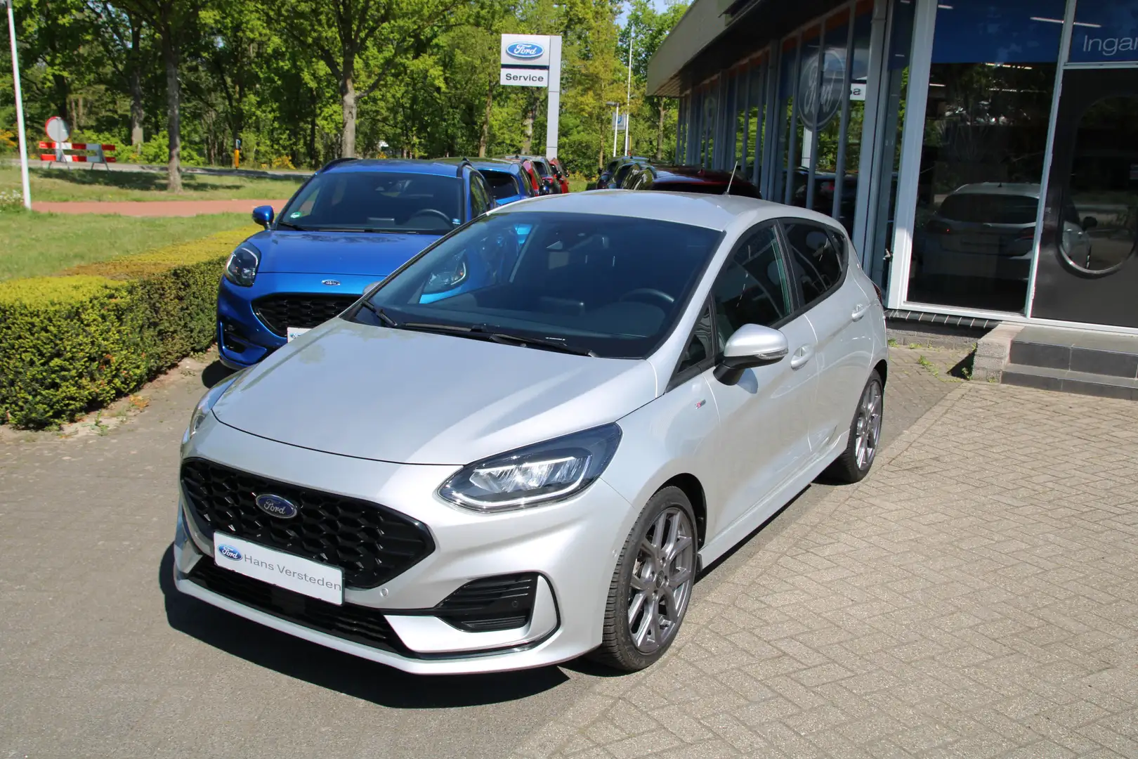 Ford Fiesta 1.0 EcoBoost 100 PK ST-LINE ADAPTIVE CRUISE |17" L Zilver - 2