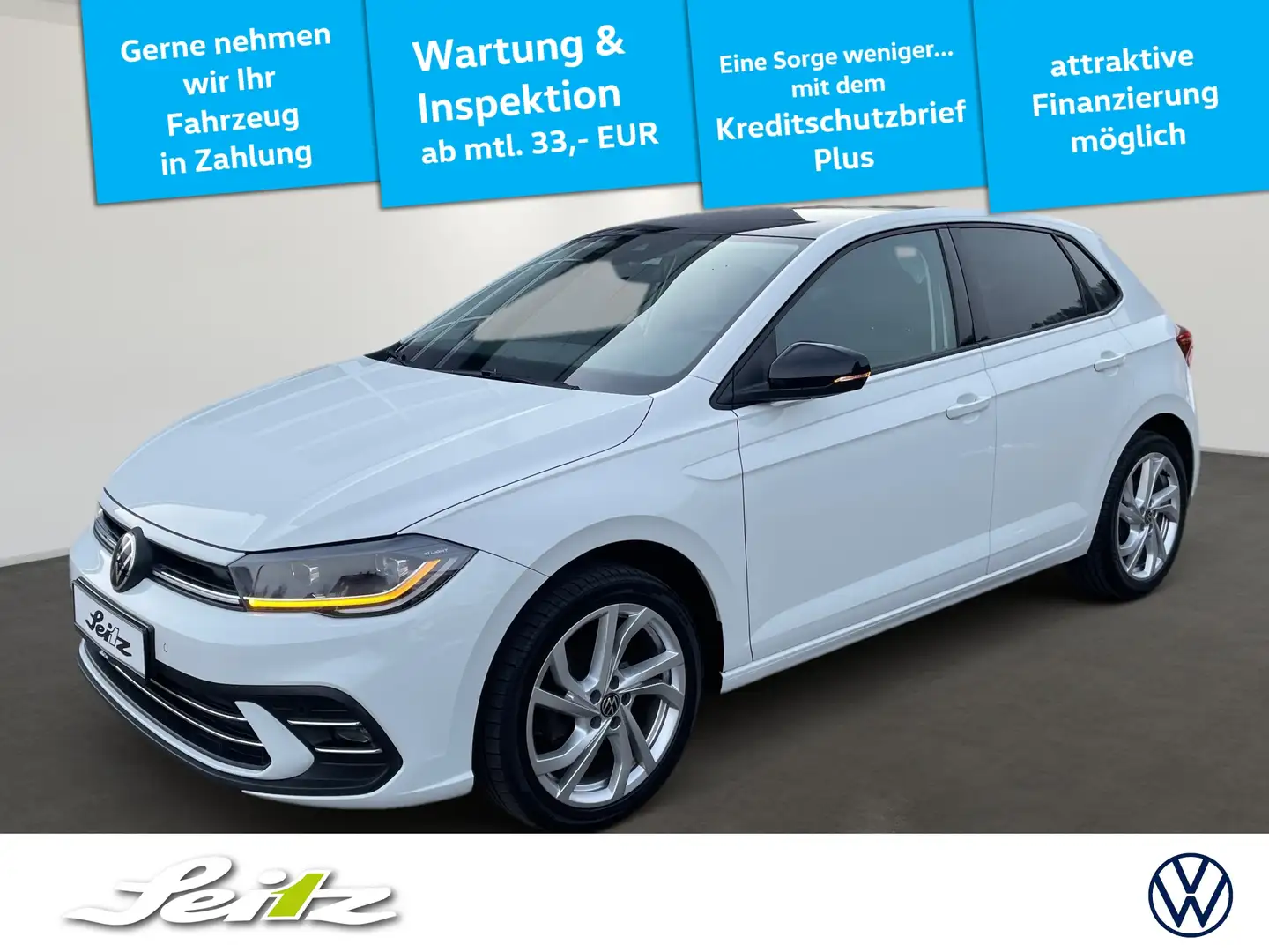 Volkswagen Polo VI 1.0 TSI Style *MATRIX*KAMERA*NAVI* Blanc - 1