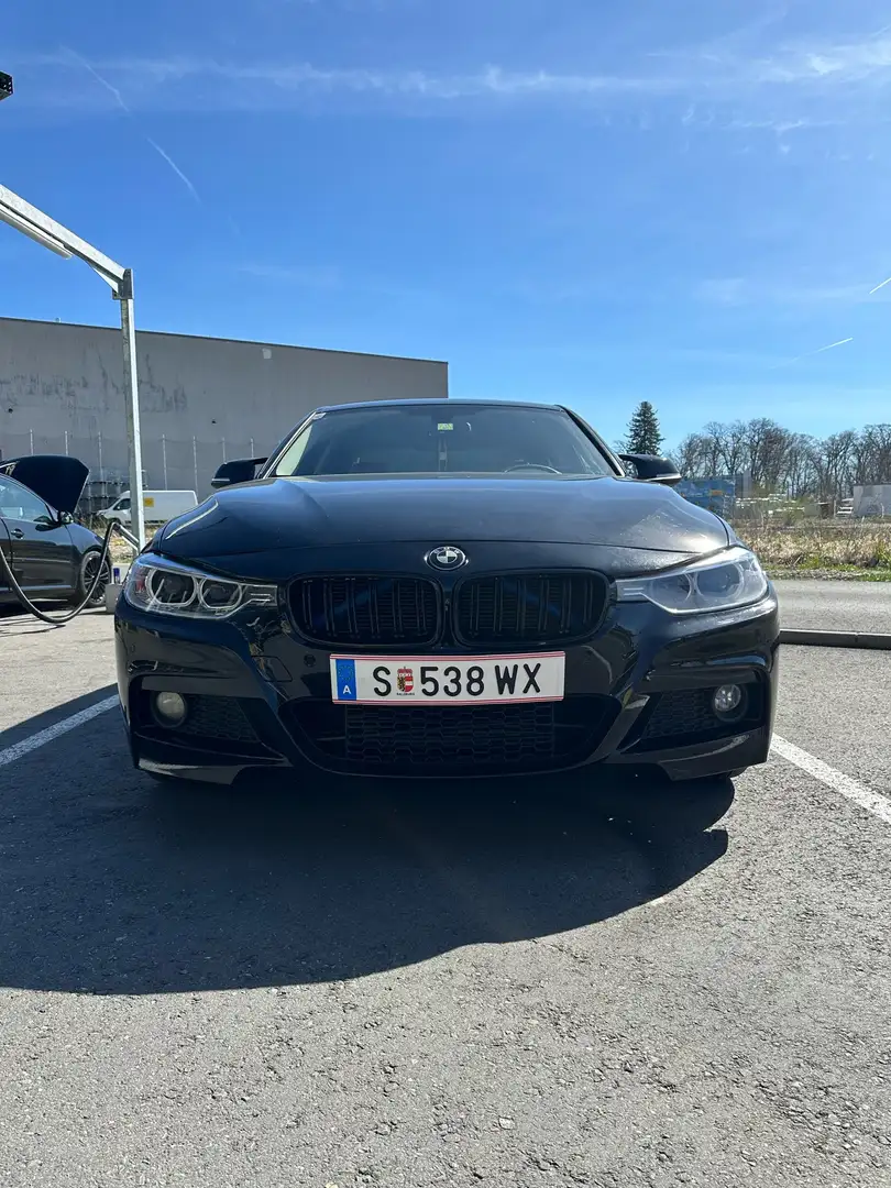 BMW 320 320d Schwarz - 1