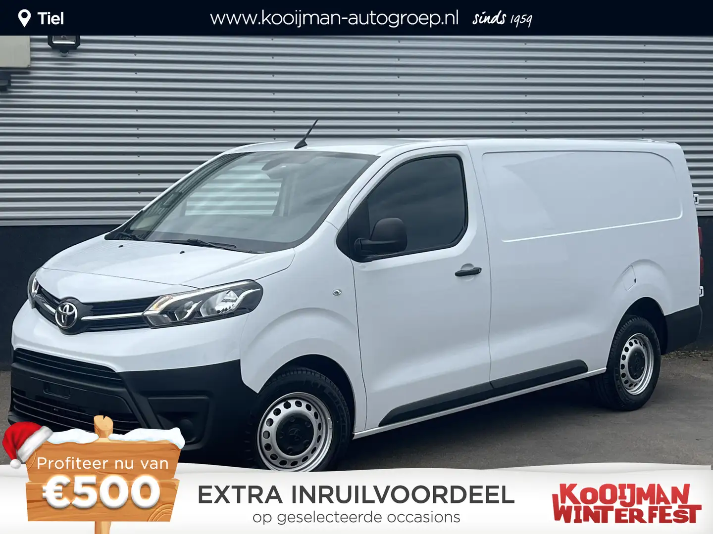 Toyota Proace Worker 2.0 D-4D Live Long GEEN BPM! UIT VOORRAAD L Wit - 1