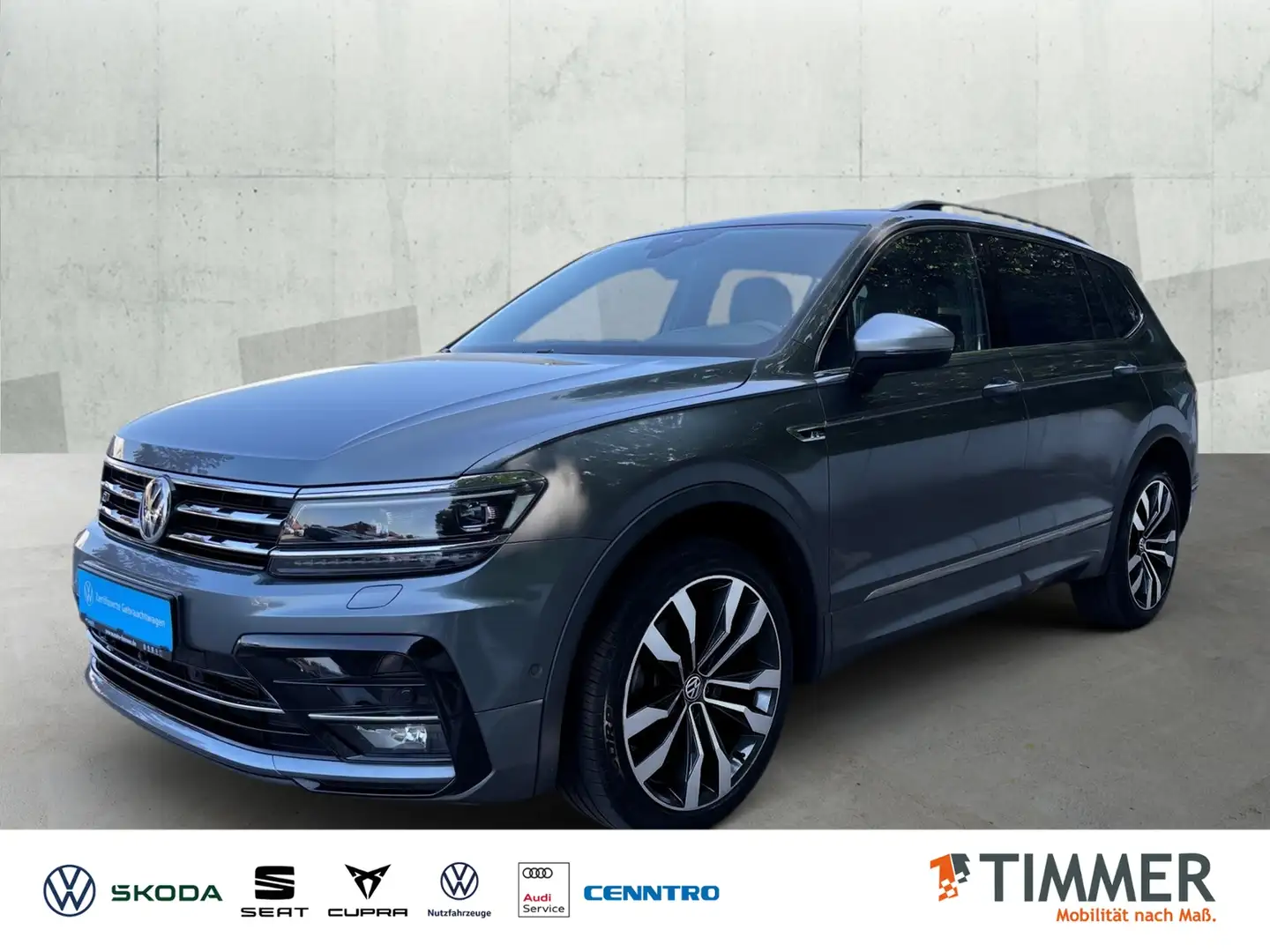 Volkswagen Tiguan Allspace 2.0 TDI DSG 4M HIGHLINE R-LINE *7-SITZ *DYNAUDIO Grau - 2