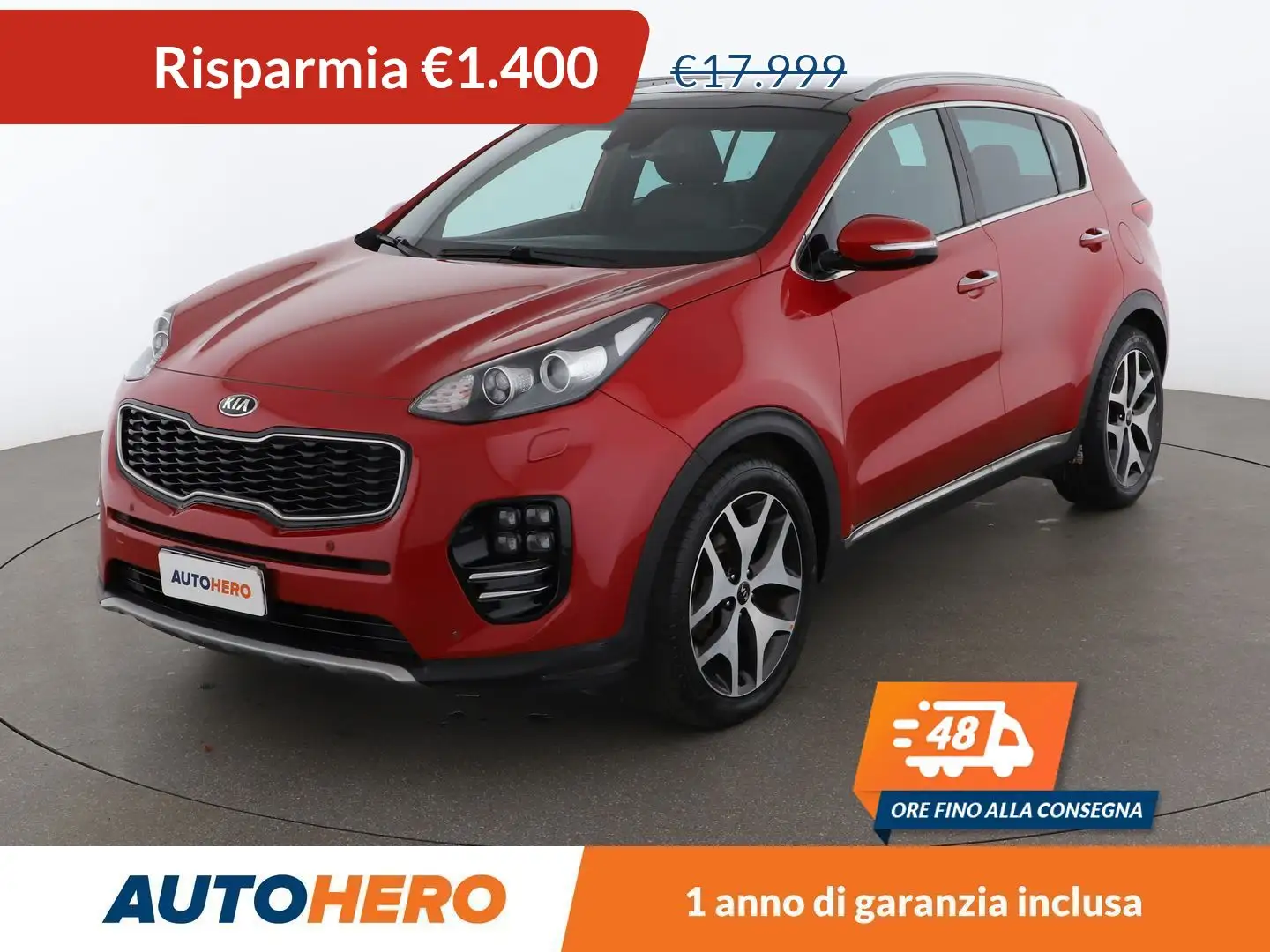 Kia Sportage 1.7 CRDi GT Line 2WD Rosso - 1