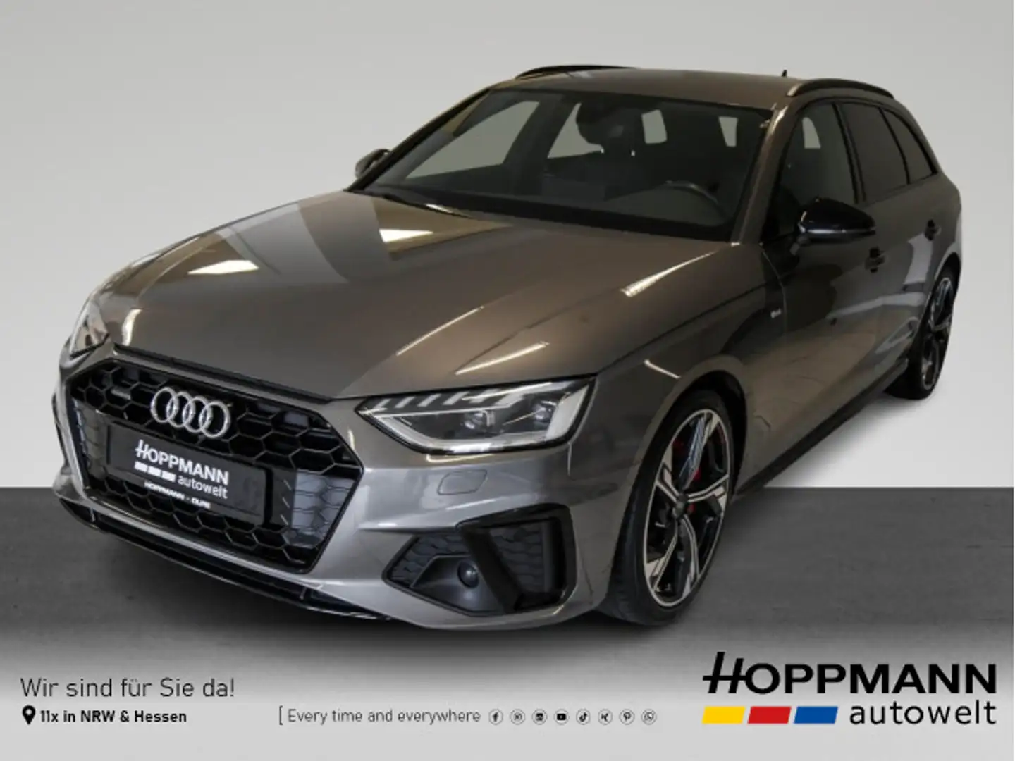 Audi A4 quattro 2.0 TDI S line AHK MATRIX E-HEC Grau - 1