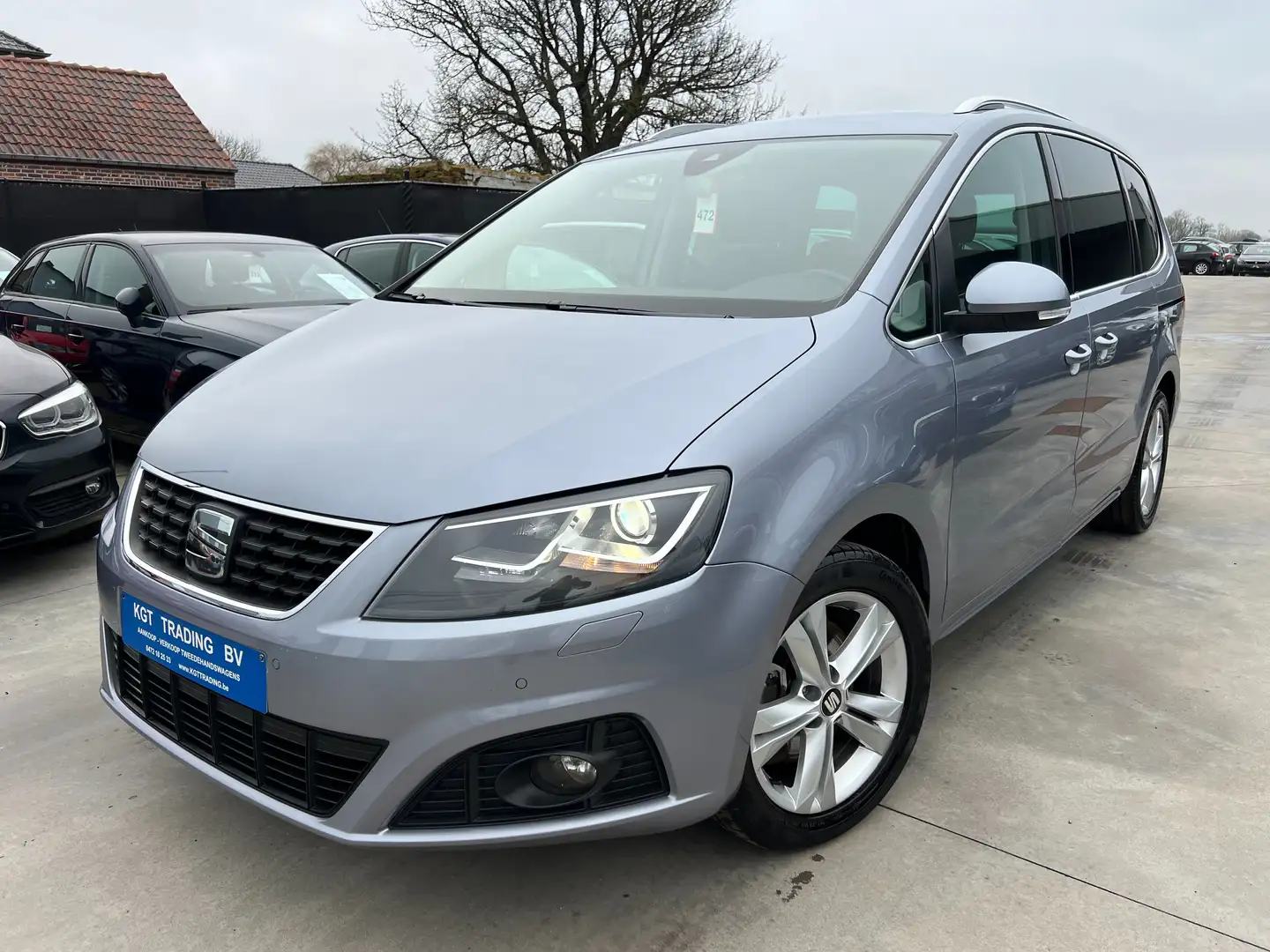 SEAT Alhambra 1.4 TSI 7 ZIT DSG AUTOMAAT NAVI LEDER XENON CAMERA Bleu - 1