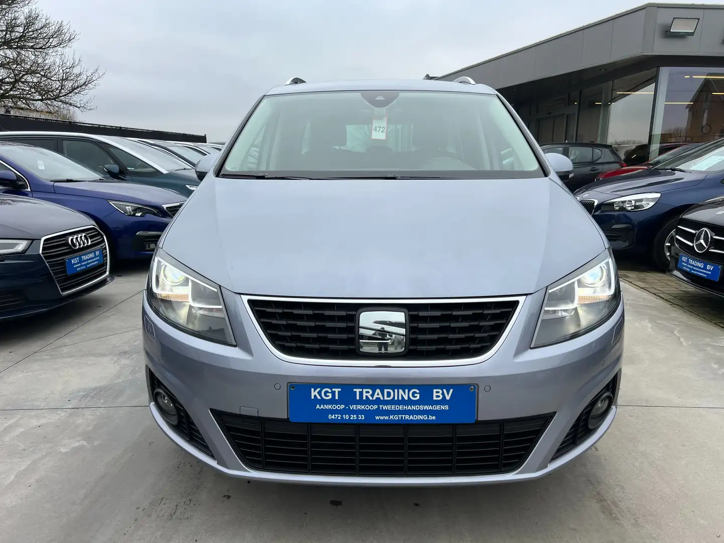 SEAT Alhambra 1.4 TSI 7 ZIT DSG AUTOMAAT NAVI LEDER XENON CAMERA Bleu - 2