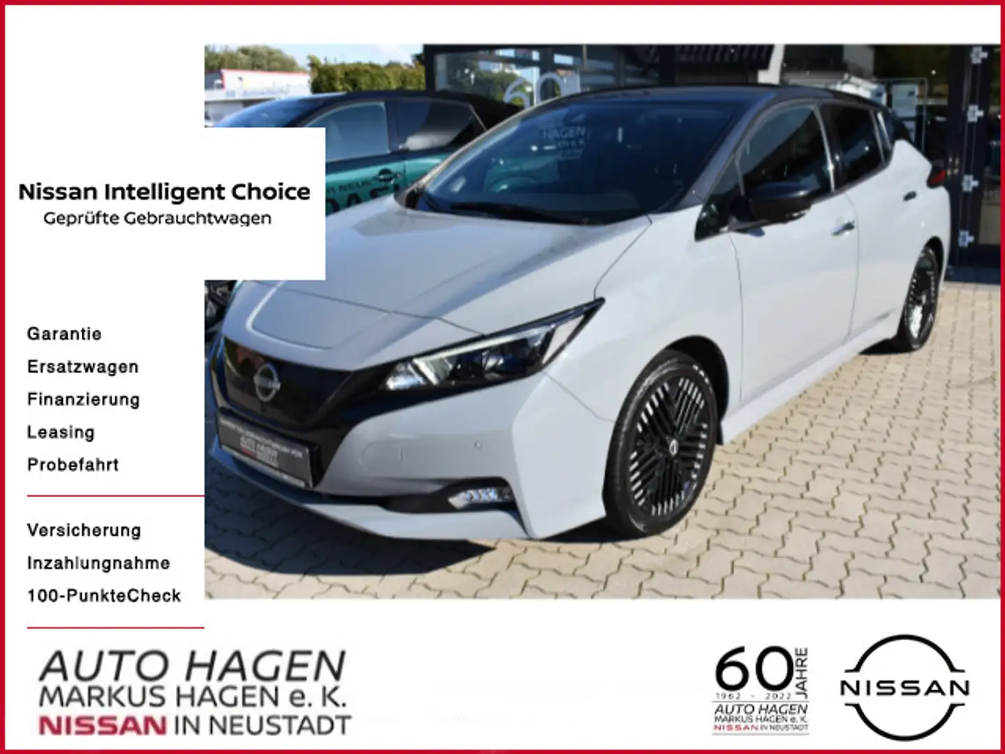Nissan Leaf Tekna Voll-LED Wärmepumpe Navi 360° Einpark Grau - 1