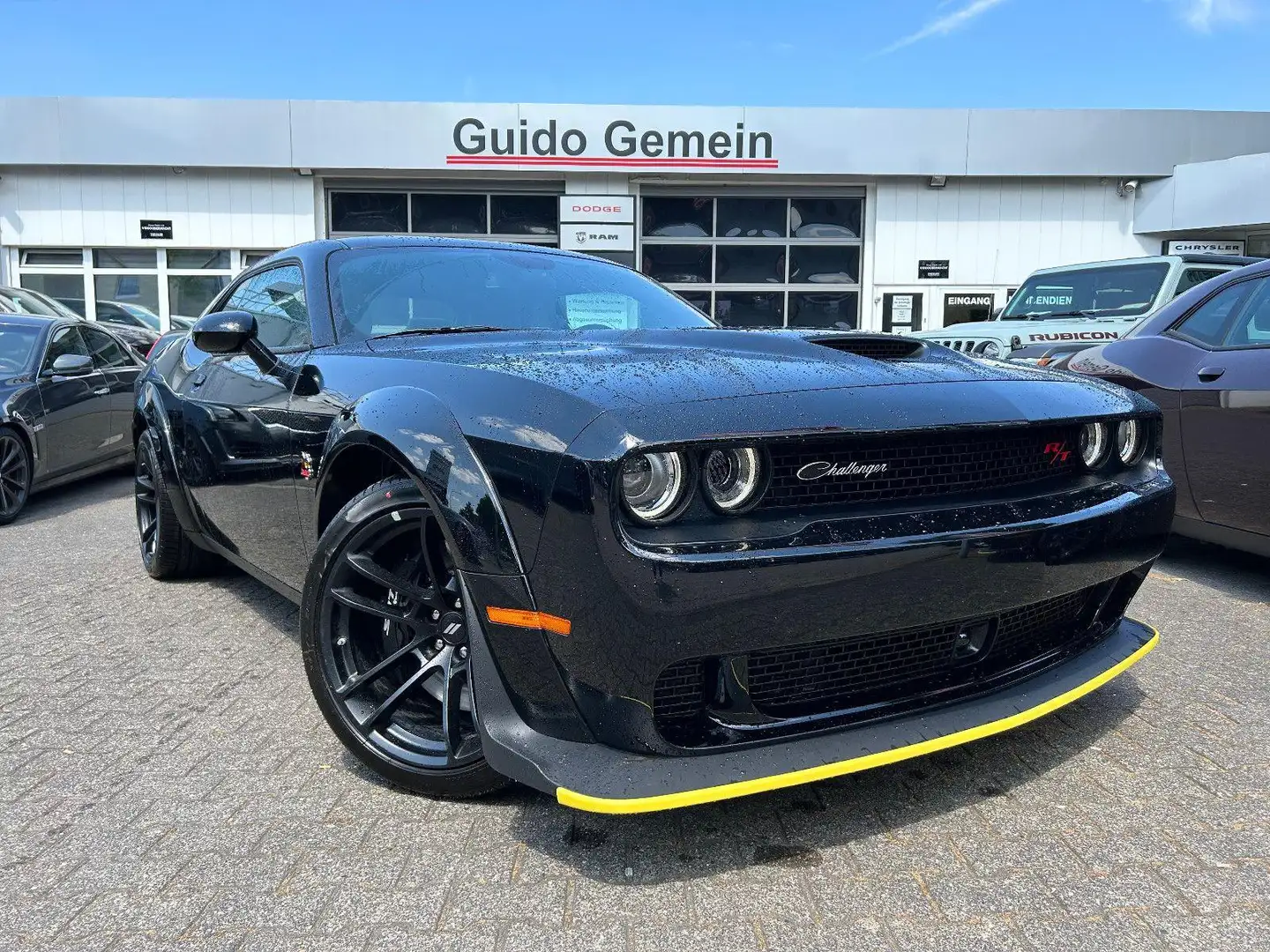 Dodge Challenger R/T Scat Pack 6.4 V8 Widebody Noir - 1