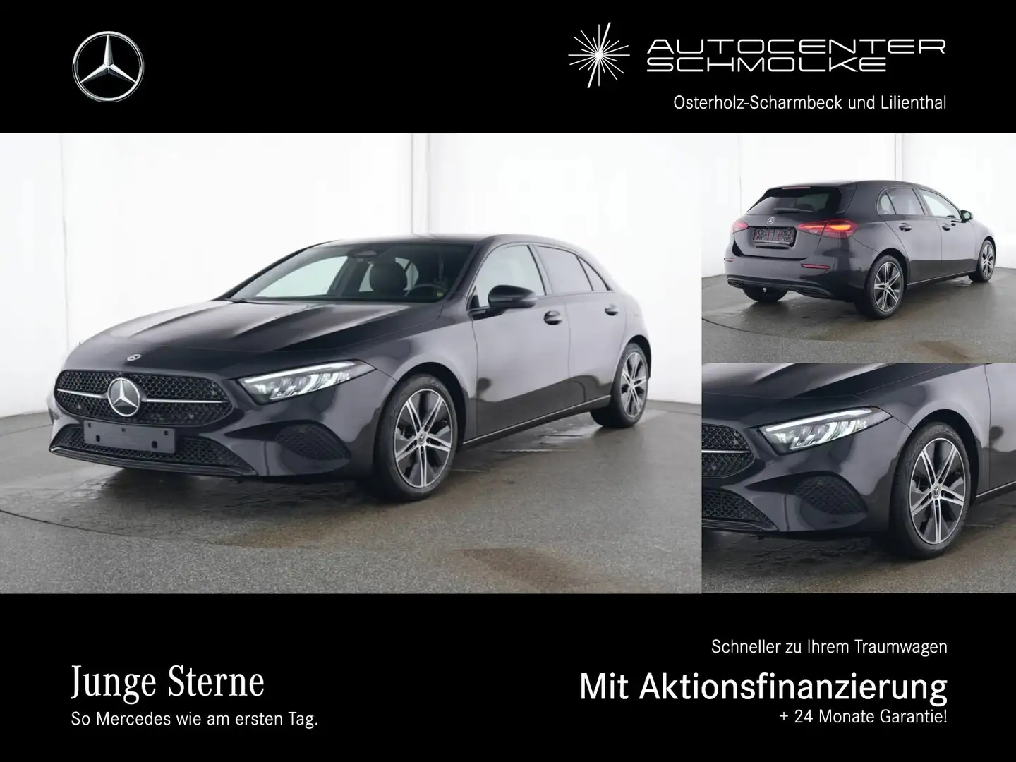 Mercedes-Benz A 180 A 180 PROGRESSIVE ADVANCED*NIGHT*AHK*WINTERPAKET Schwarz - 1