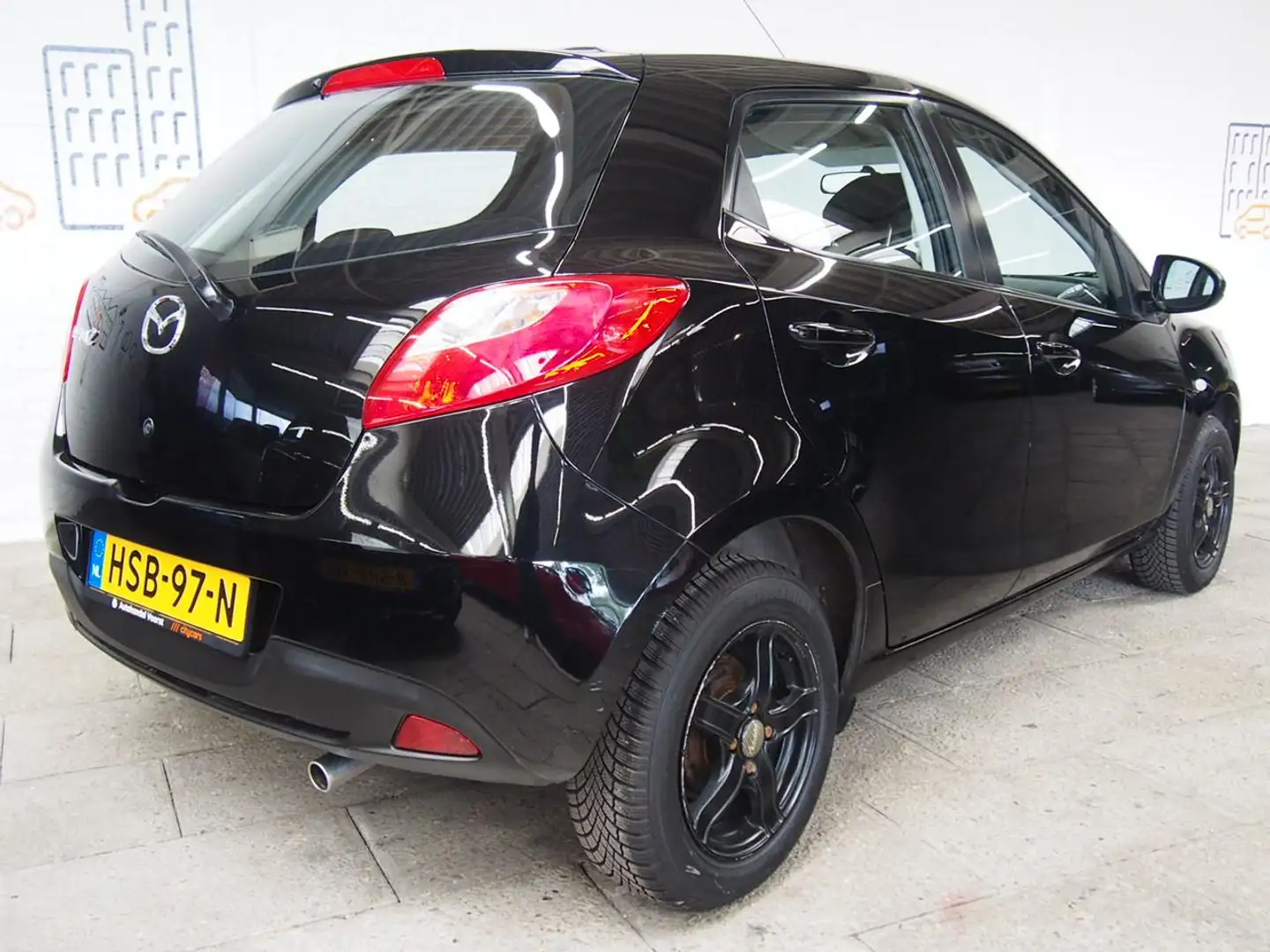 Mazda 2 1.3 TS (APK:Nieuw) Incl.Garantie Zwart - 2