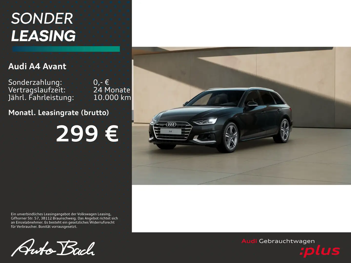 Audi A4 Advanced 40TFSI qu Stronic Navi LED ACC Schwarz - 2