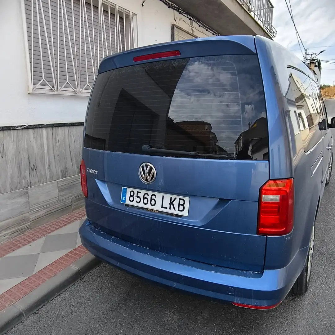 Volkswagen Caddy trenline 2.0 102cv estralarga Azul - 2