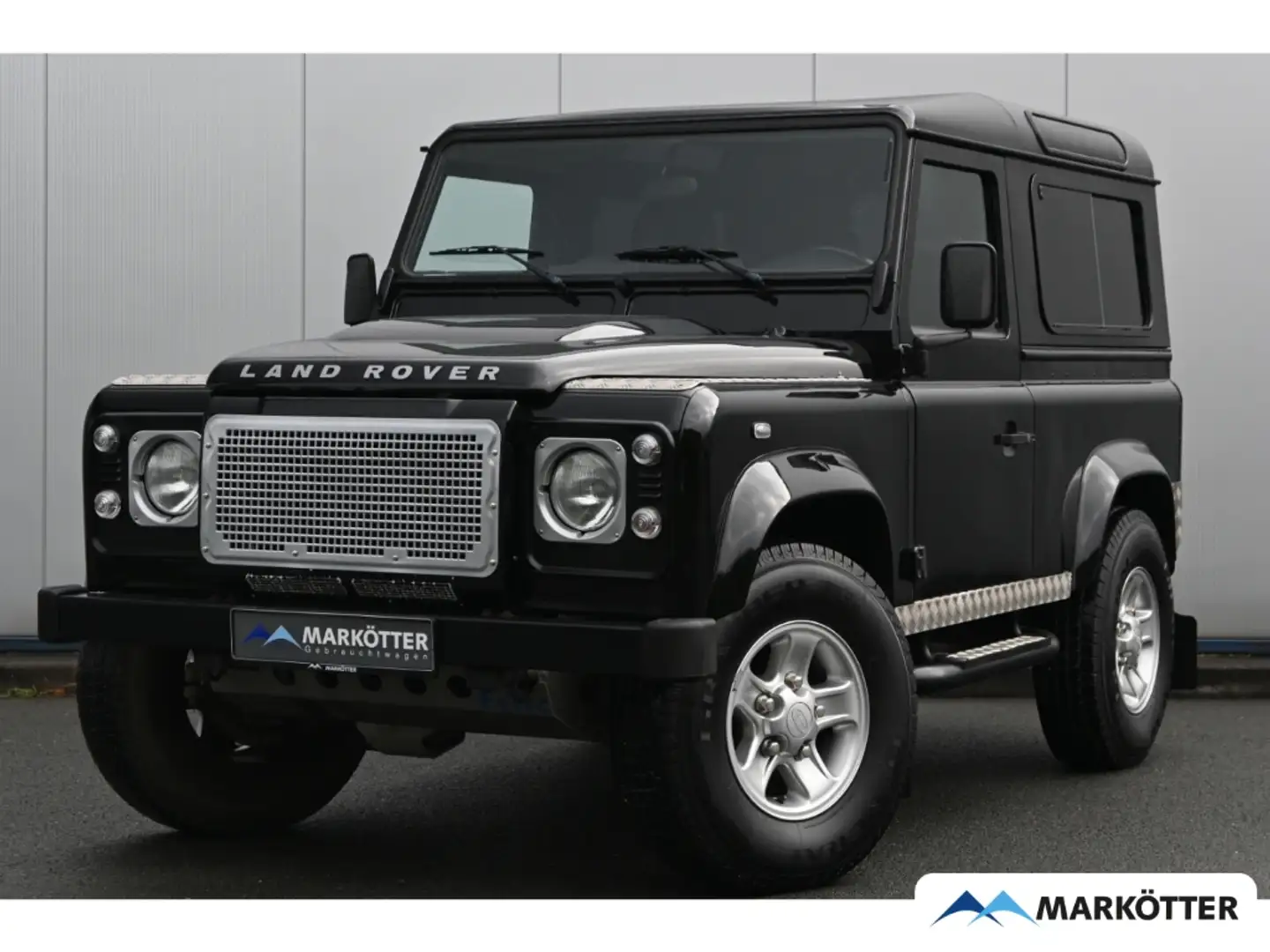 Land Rover Defender 90 TD4 S/ABS/Klima/Standhz/1-Hand/33tkm Schwarz - 1