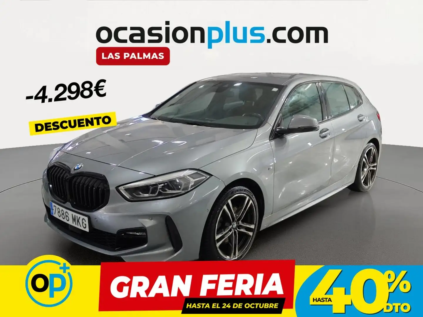 BMW 118 118dA Gris - 1