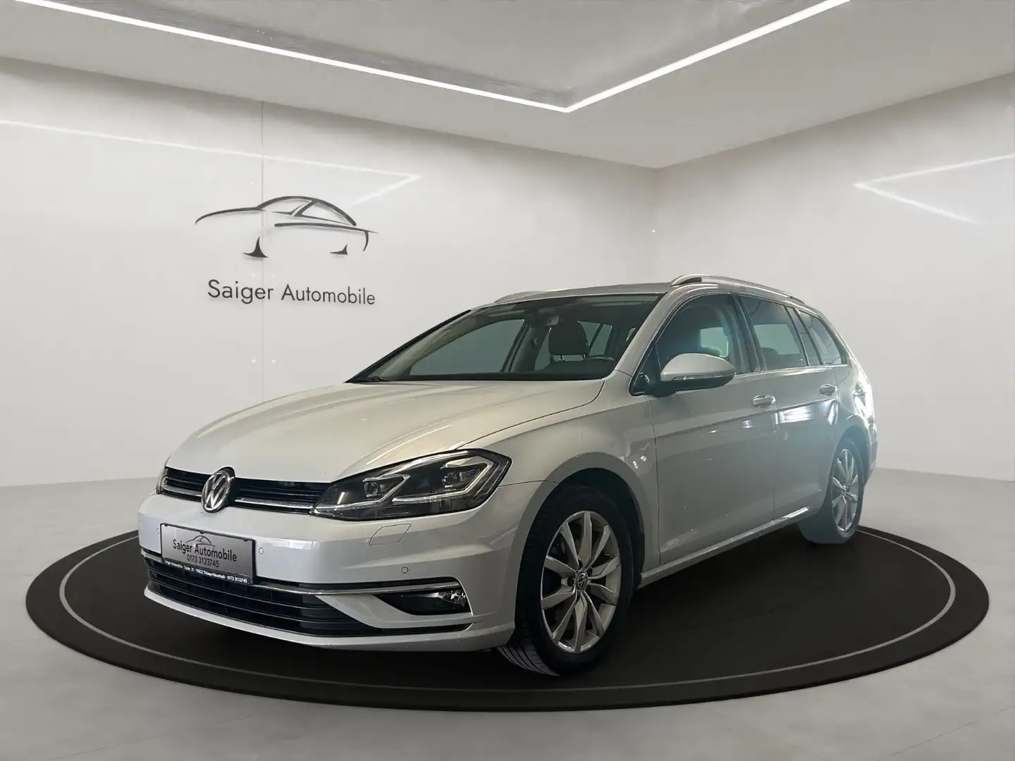 Volkswagen Golf VII Variant Highline Cam Sch Tmp Navi Plateado - 1