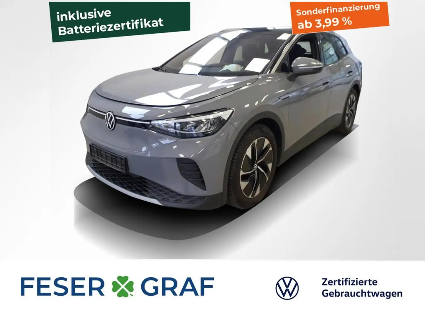 Volkswagen ID.4 Pure 1-Gang-Automatik AMBIENTE LED PDC ACC Grau - 1