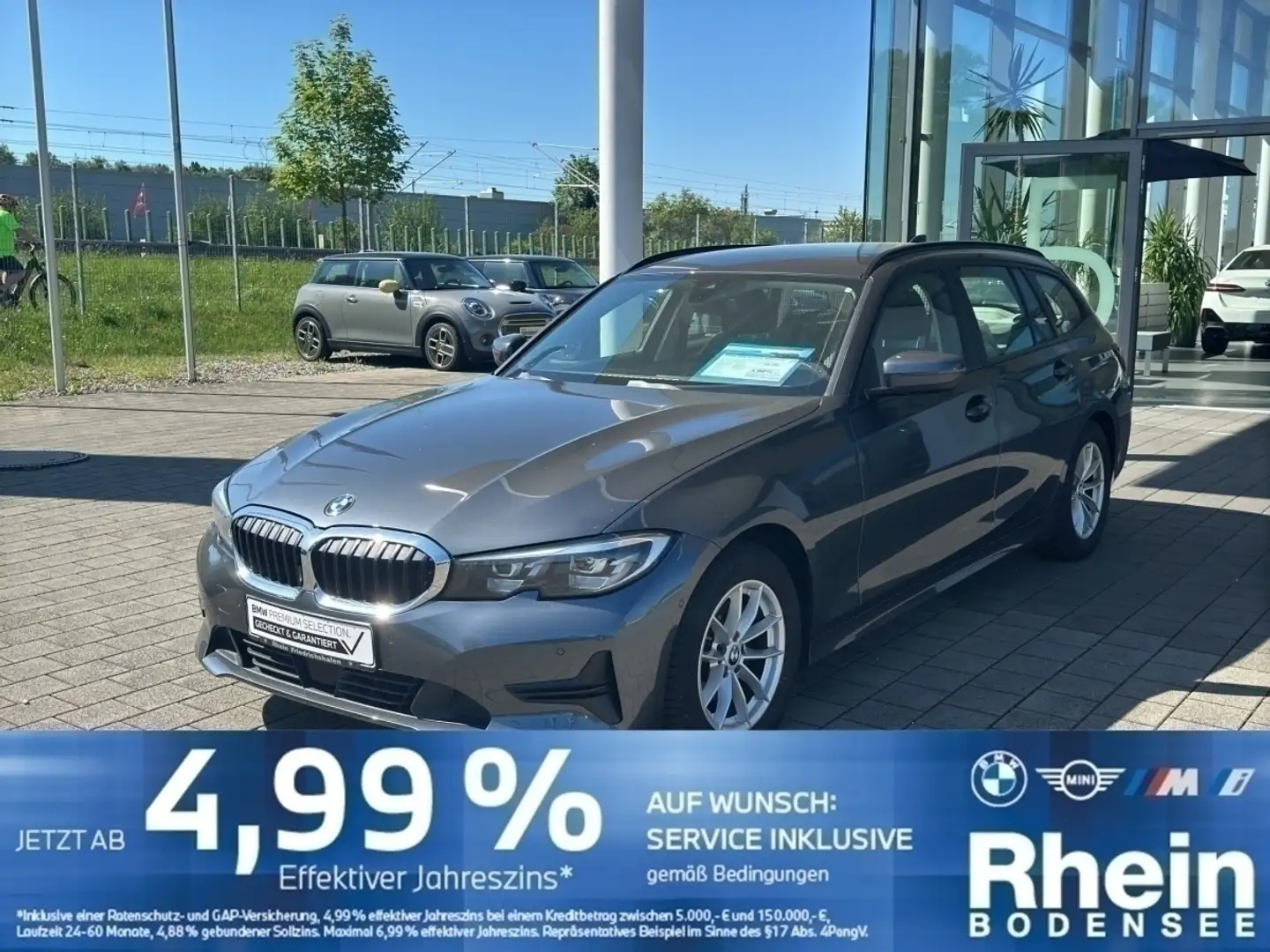 BMW 320 d Touring Advantage ACC AHK Fernlichtassist. Gris - 1