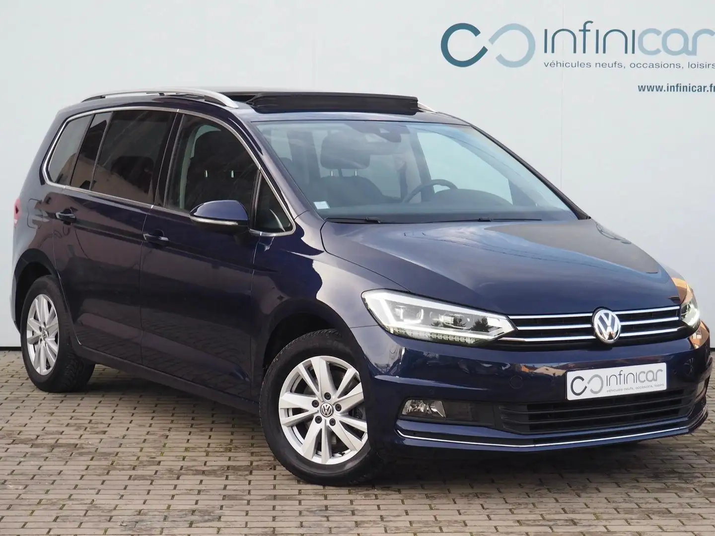 Volkswagen Touran 1.5 TSI 150 DSG7 Carat + Toit pano + Attelage Bleu - 1