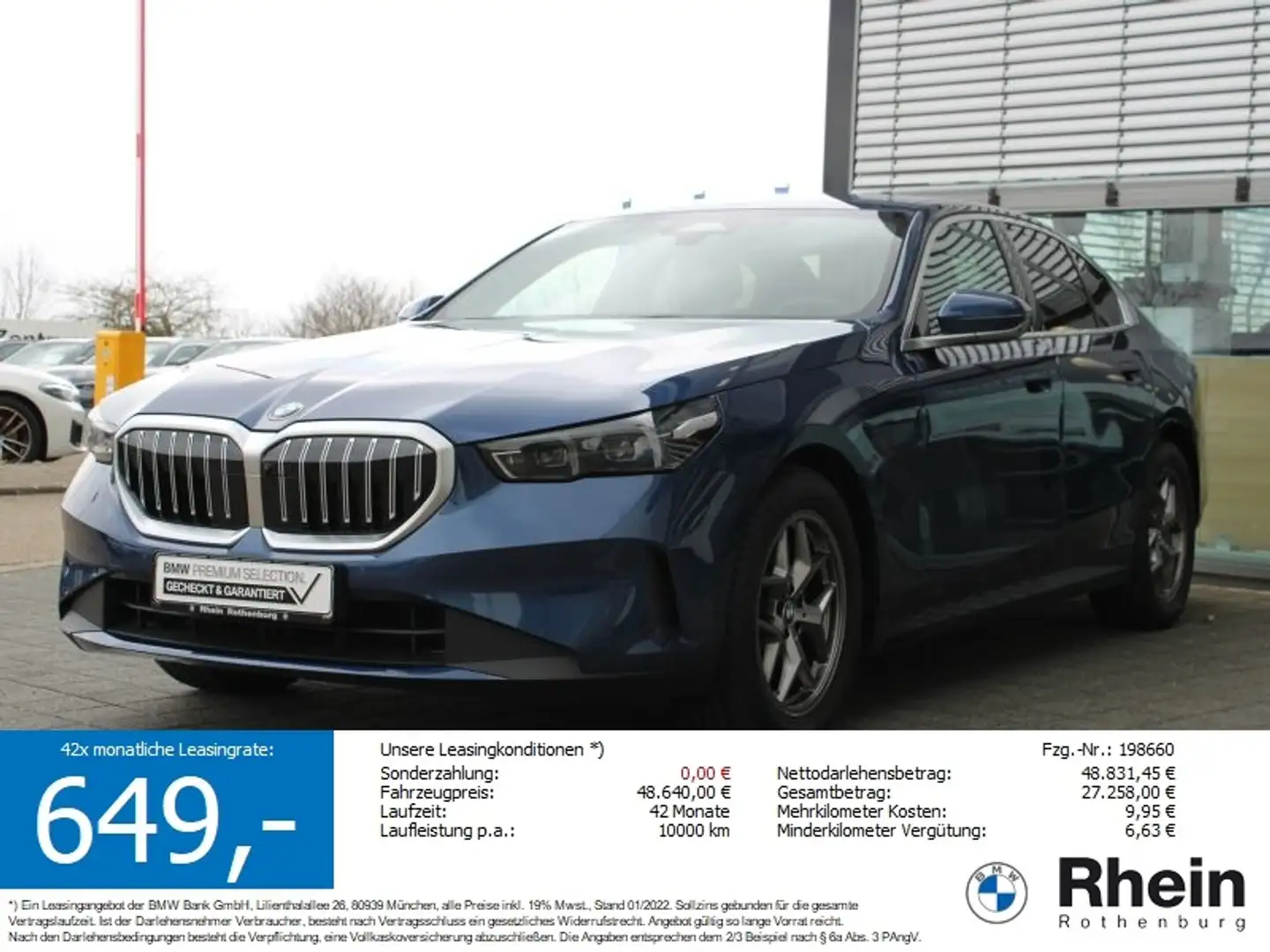 BMW 520 i Limo NaviProf AdLED LiveProf Cam Memory DAB Azul - 1