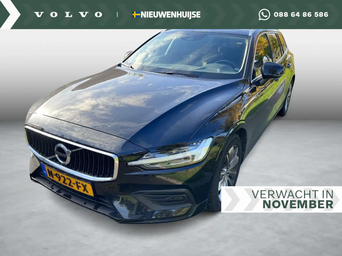 Volvo V60 2.0 B4 Momentum Business | Trekhaak | Lederen bekl Schwarz - 1