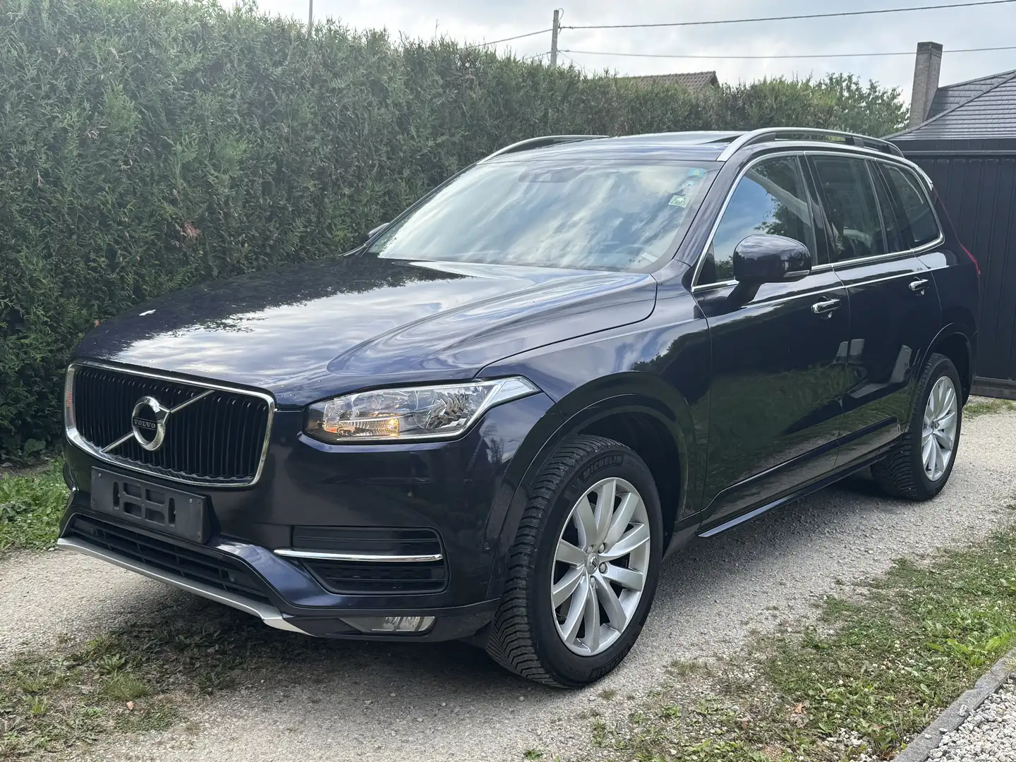 Volvo XC90 D5 AWD Geartronic Momentum+++7 Places+++Euro 6b Bleu - 1