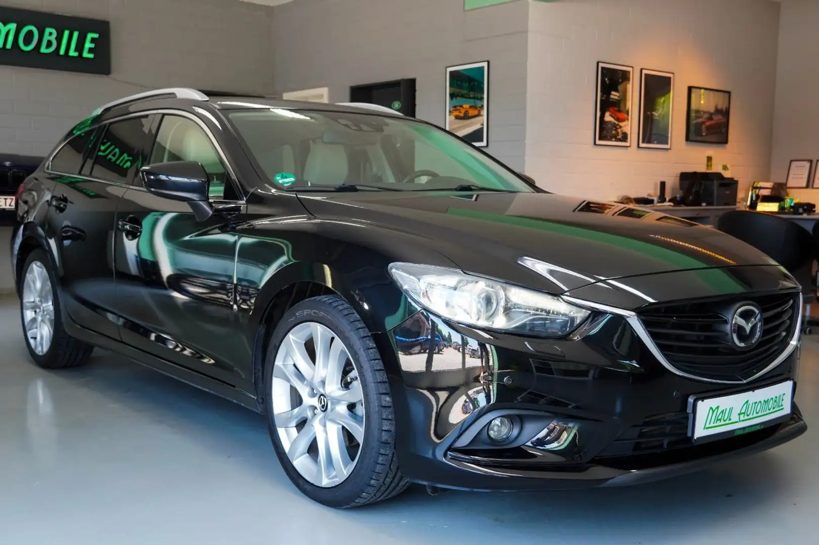 Mazda 6 Kombi Automatik Sports-Line Bose Schwarz - 2