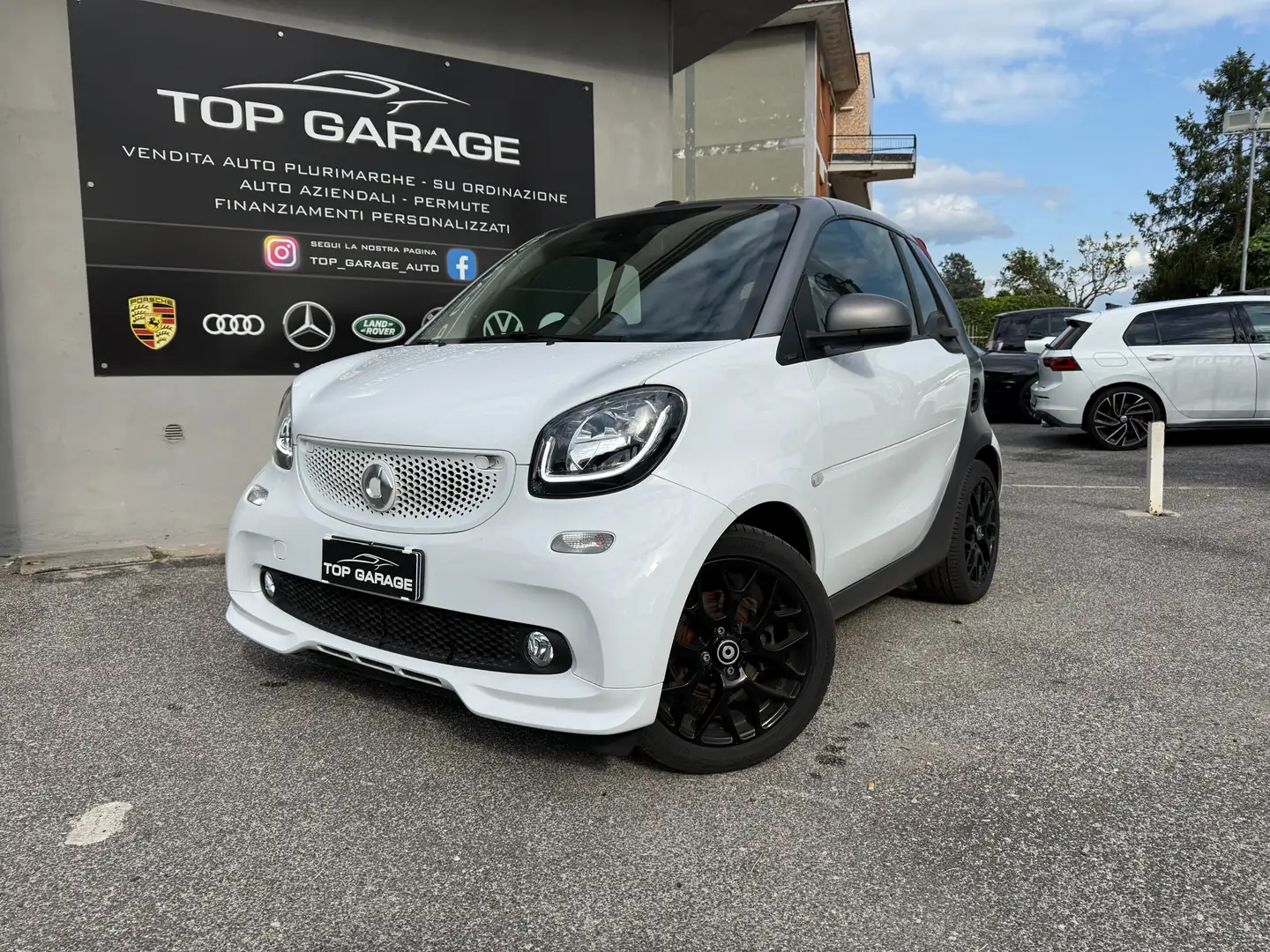 smart forTwo Fortwo Cabrio 0.9 t Passion 90cv twinamic Bianco - 1